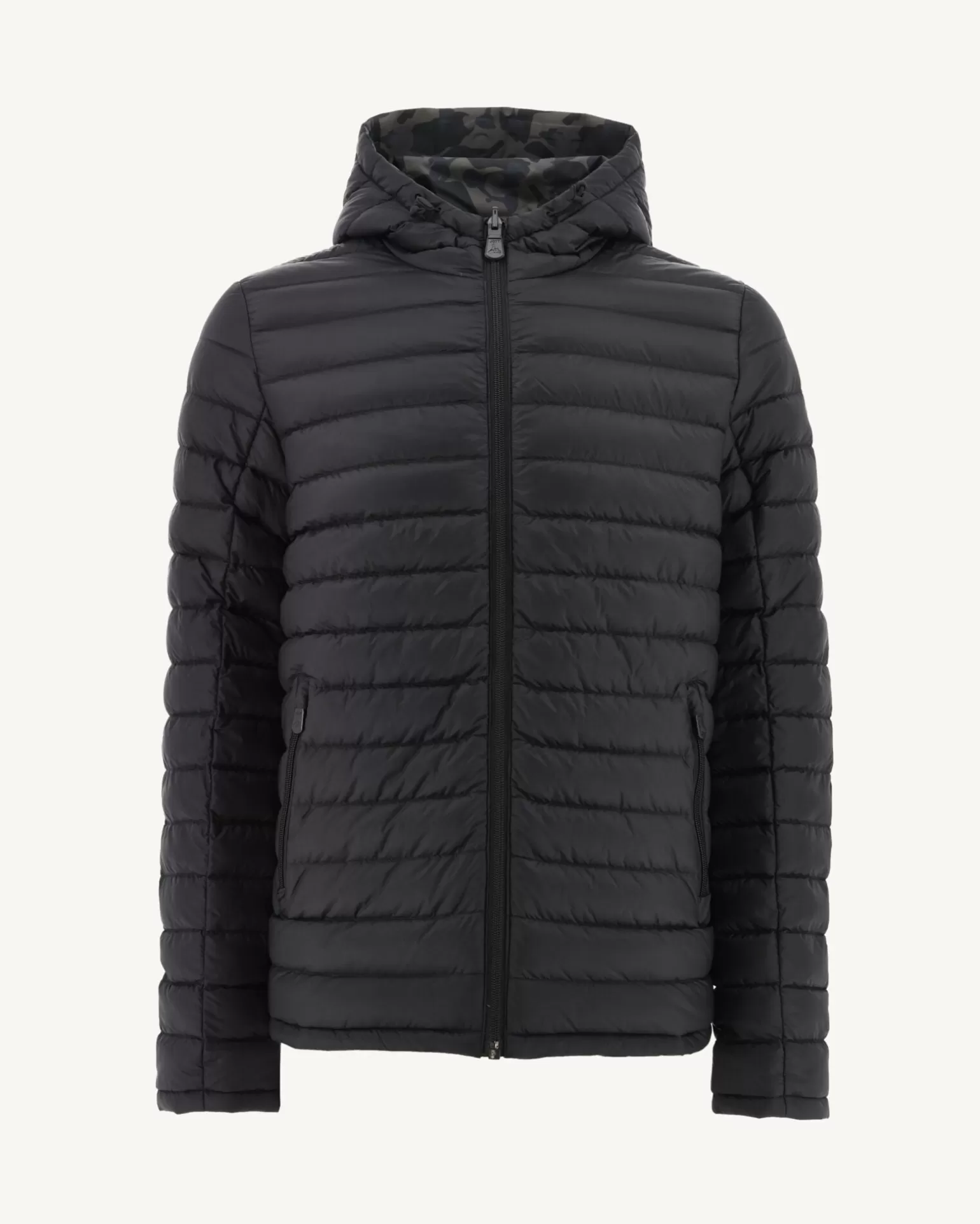 Doudounes & Vestes*JOTT Doudoune Reversible A Capuche Print Militaire/Noir Bergen 278 Print Militaire/Noir