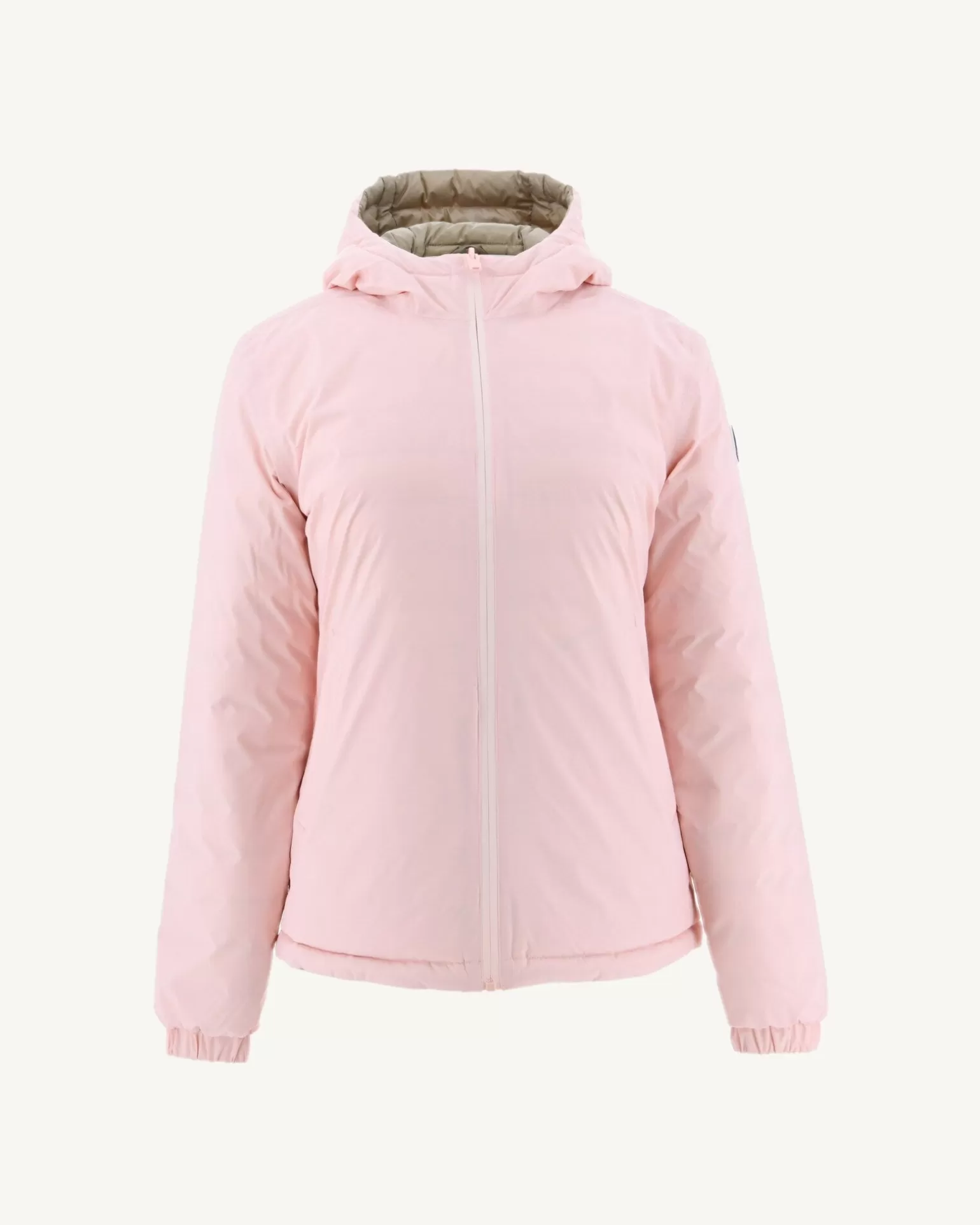 Doudounes & Vestes*JOTT Doudoune Reversible A Capuche Rose Clair/Beige Vienne 4630 Soft Pink / Beige