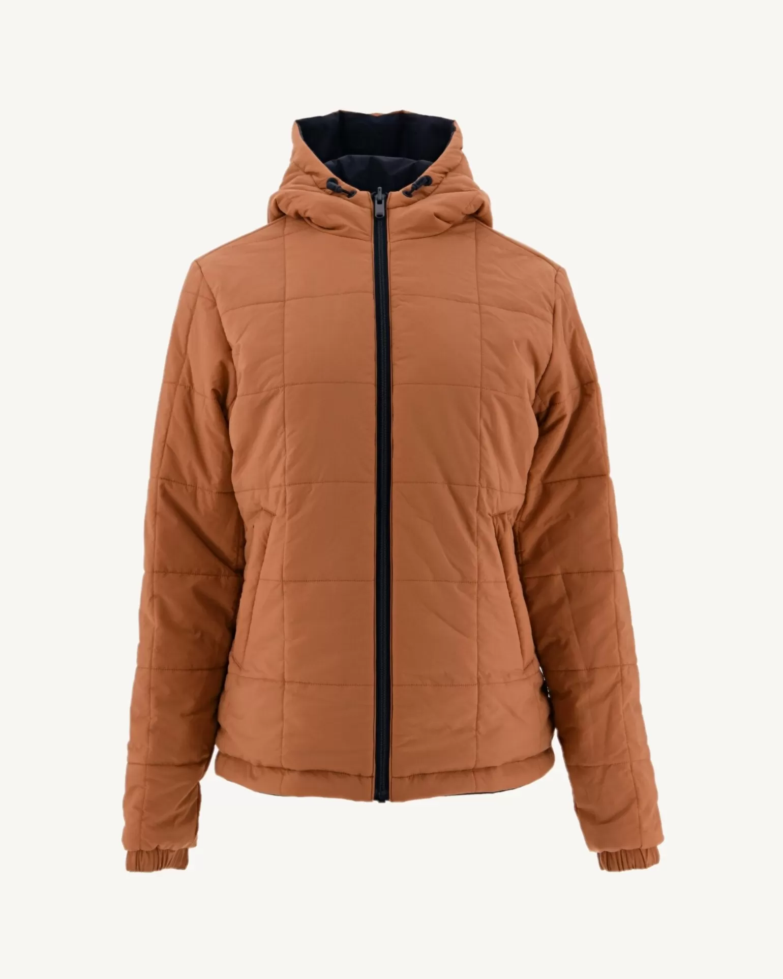 Doudounes & Vestes*JOTT Doudoune Reversible A Capuche Ultralight Marine/Camel Kara 1045 Navy / Camel