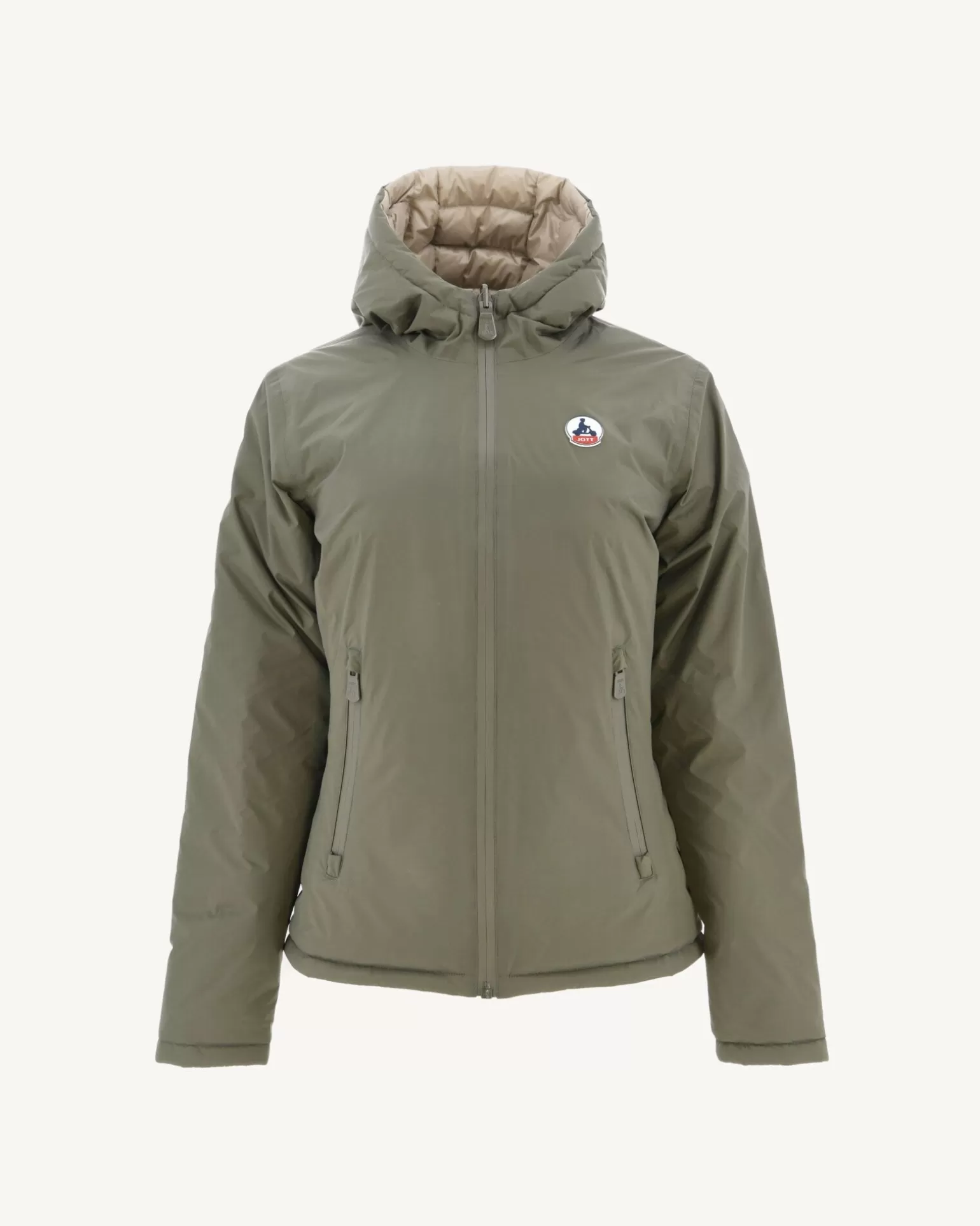 Doudounes & Vestes*JOTT Doudoune Reversible Army/Beige Vienne 852 Army/Beige