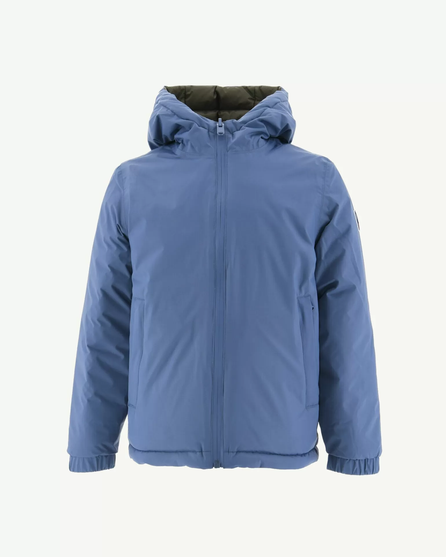 Doudounes*JOTT Doudoune Reversible Bleu Jeans/Army Enfant Zurich 1400 Blue Jeans / Army