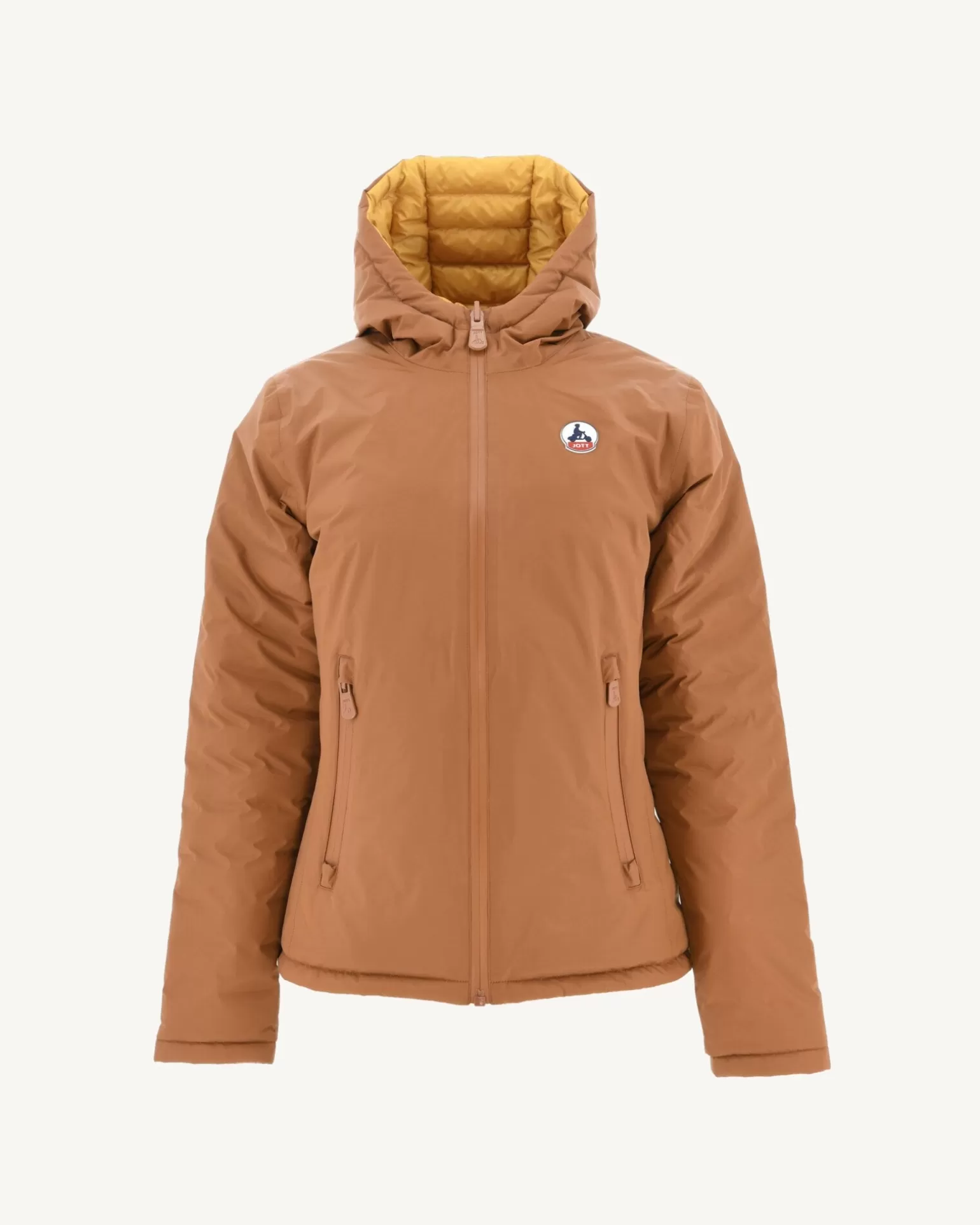 Doudounes & Vestes*JOTT Doudoune Reversible Caramel/Moutarde Vienne 828 Caramel/Moutarde