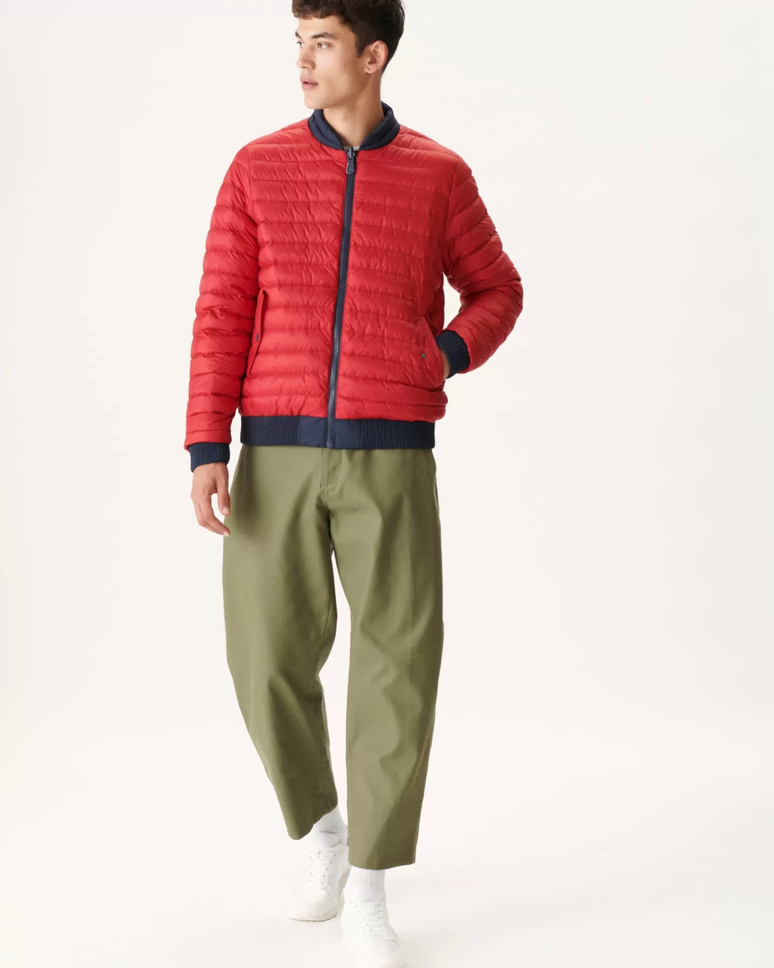 Doudounes & Vestes*JOTT Doudoune Reversible Marine/Rouge Bombay 189 Marine/Rouge