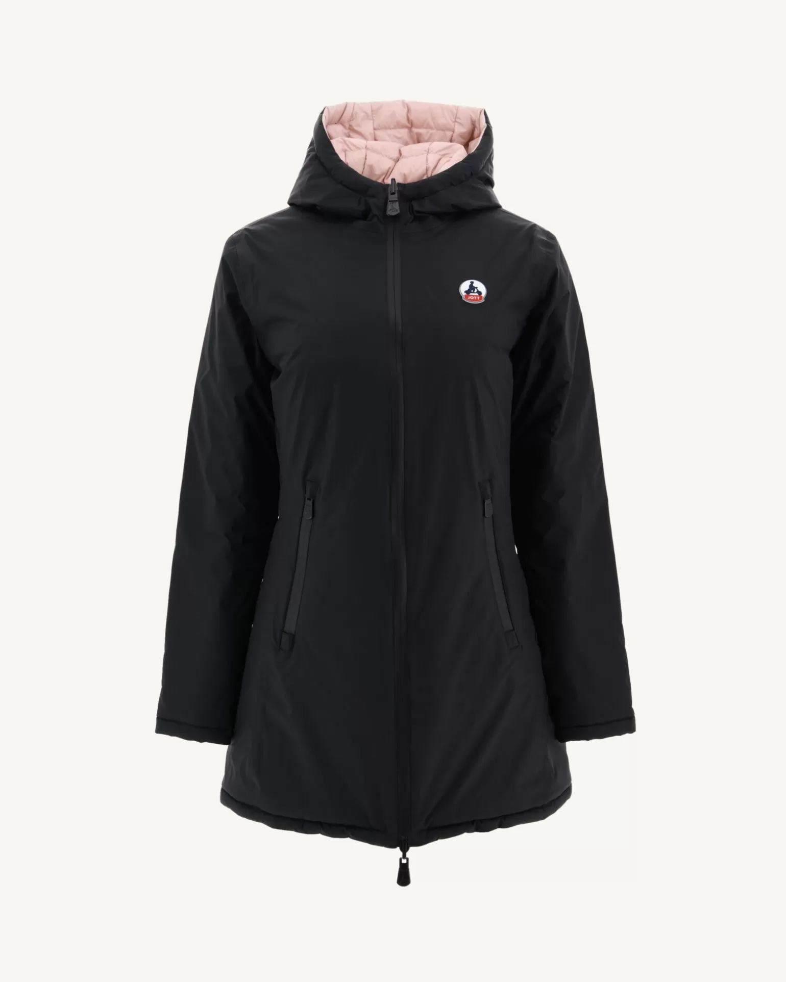 Doudounes & Vestes*JOTT Doudoune Reversible Noir/Rose Pale Moscou 964 Noir/Rose Pale
