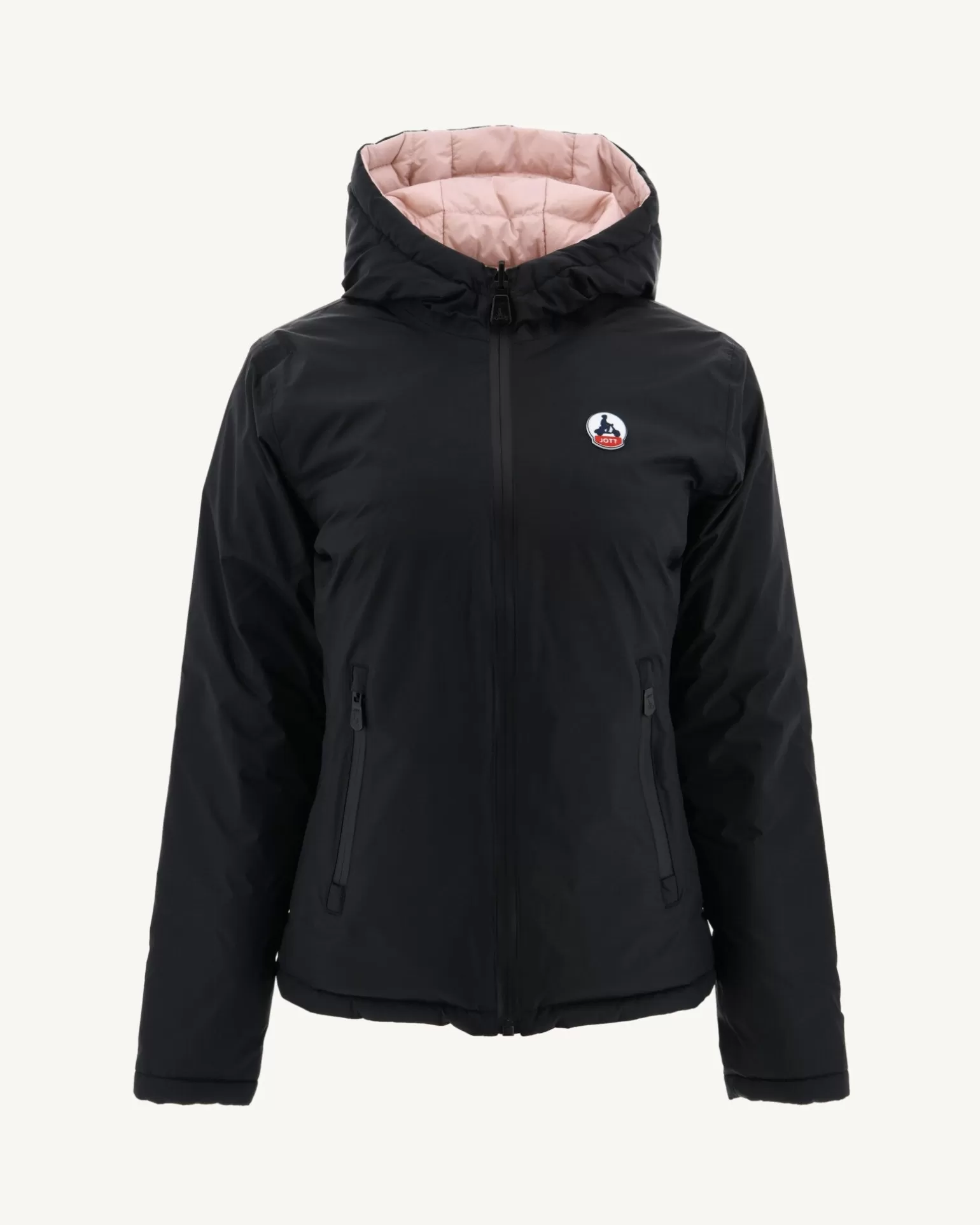 Doudounes & Vestes*JOTT Doudoune Reversible Noir/Rose Pale Vienne 964 Noir/Rose Pale