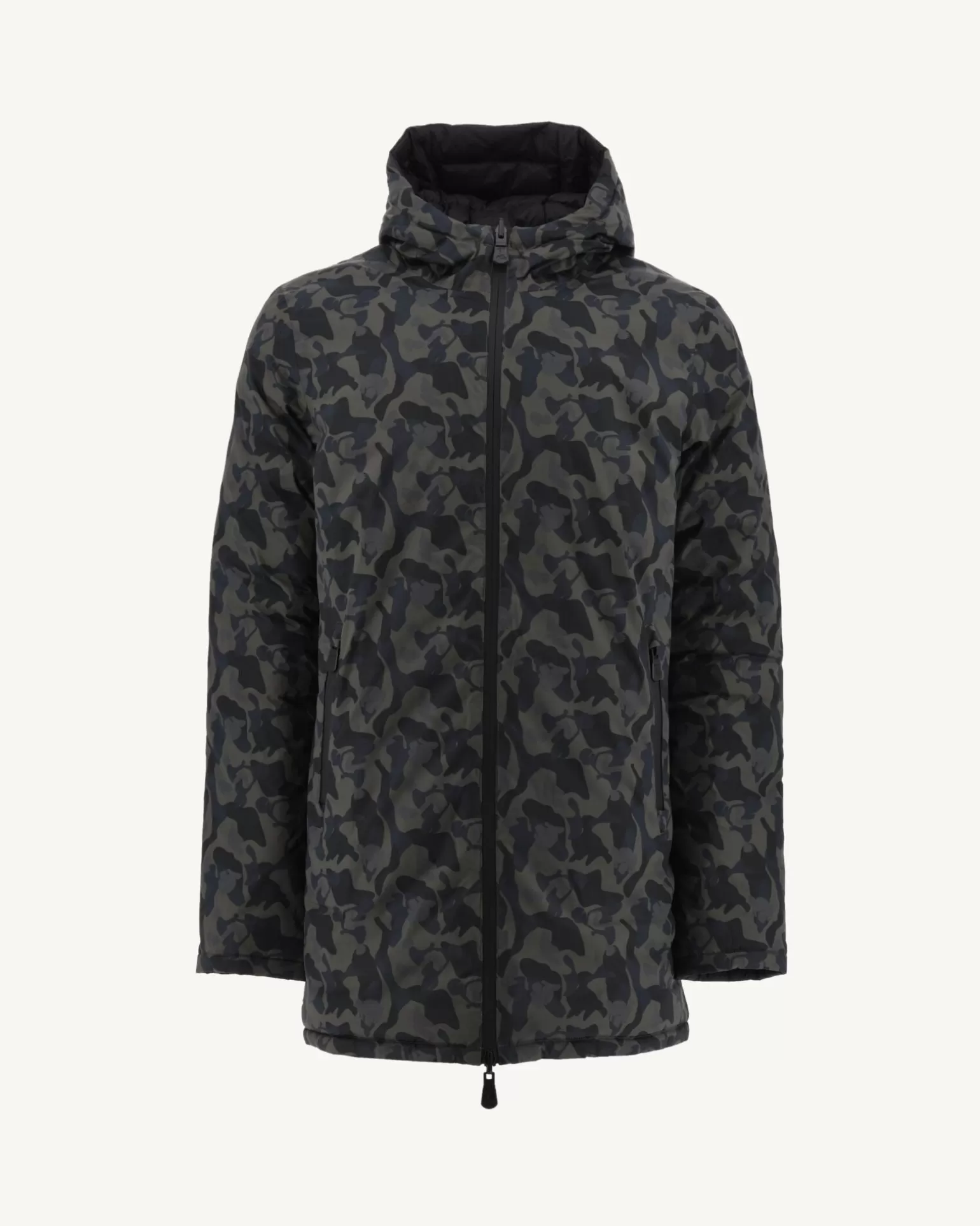 Doudounes & Vestes*JOTT Doudoune Reversible Print Militaire/Noir Amsterdam 278 Print Militaire/Noir