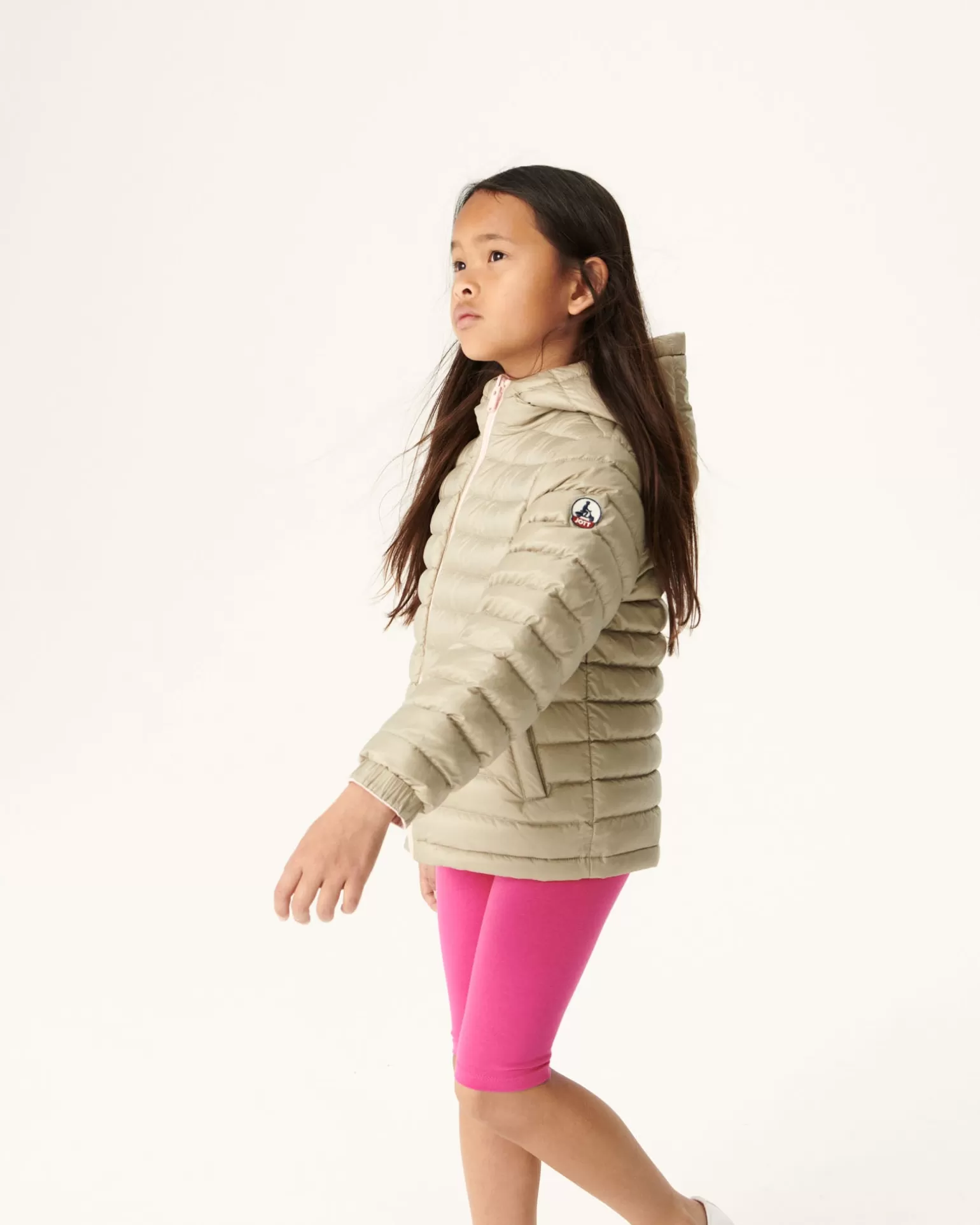 Doudounes*JOTT Doudoune Reversible Rose Clair/Beige Enfant Zurich 4630 Soft Pink / Beige