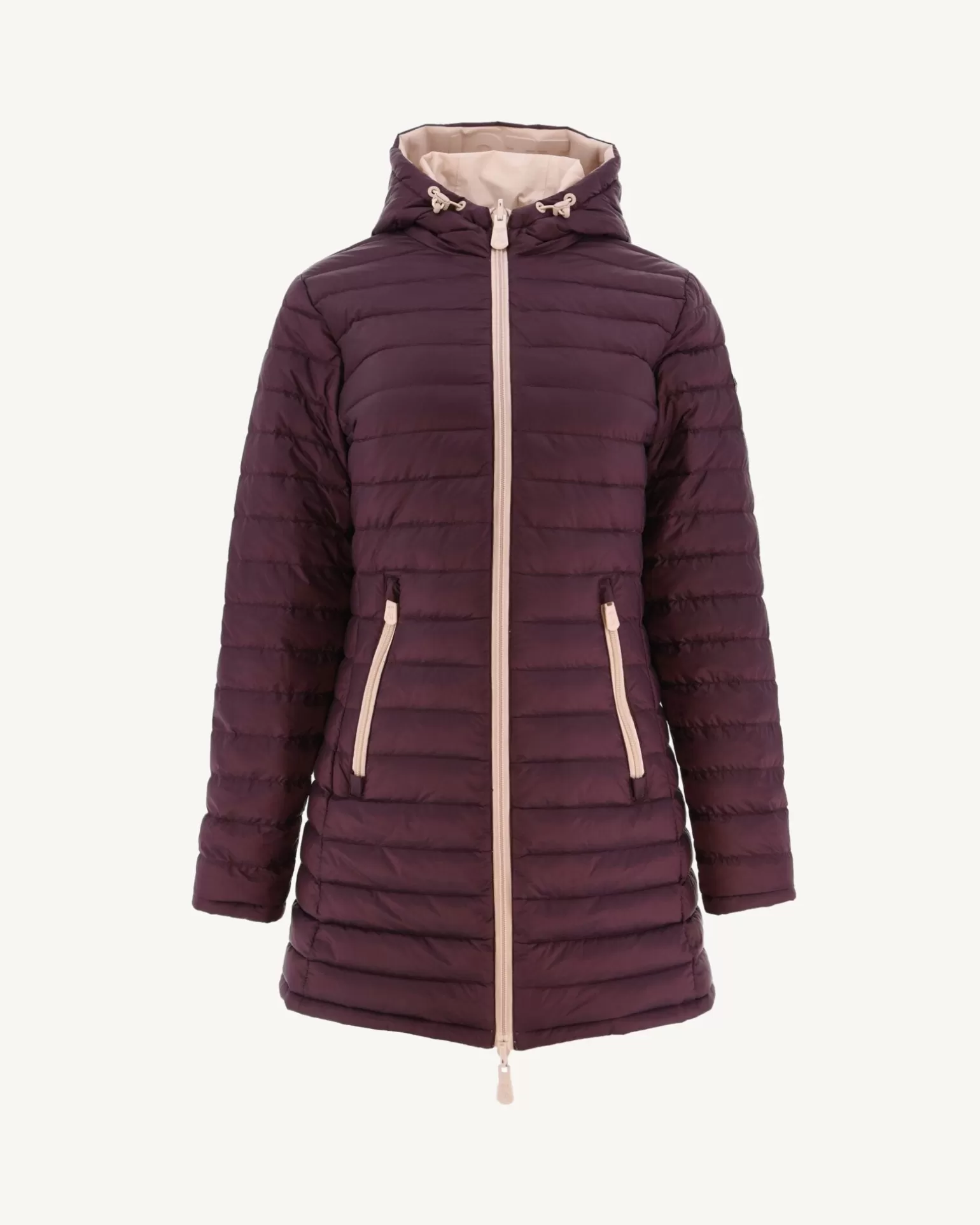 Doudounes & Vestes*JOTT Doudoune Reversible Rose Pale/Aubergine Moscou 454 Rose Pale/Aubergine