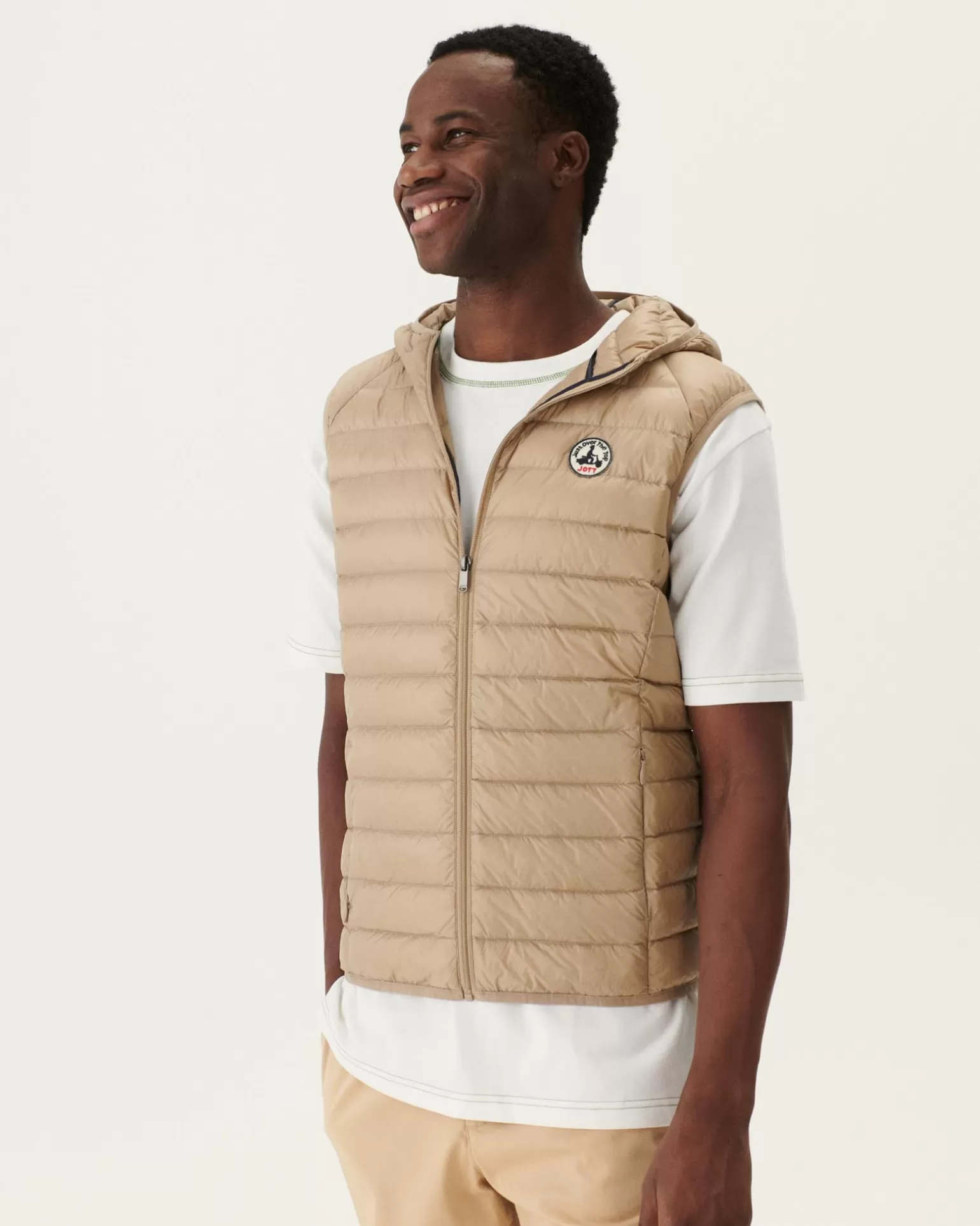 Doudounes & Vestes*JOTT Doudoune Sans Manches A Capuche Beige Pat 804 Beige