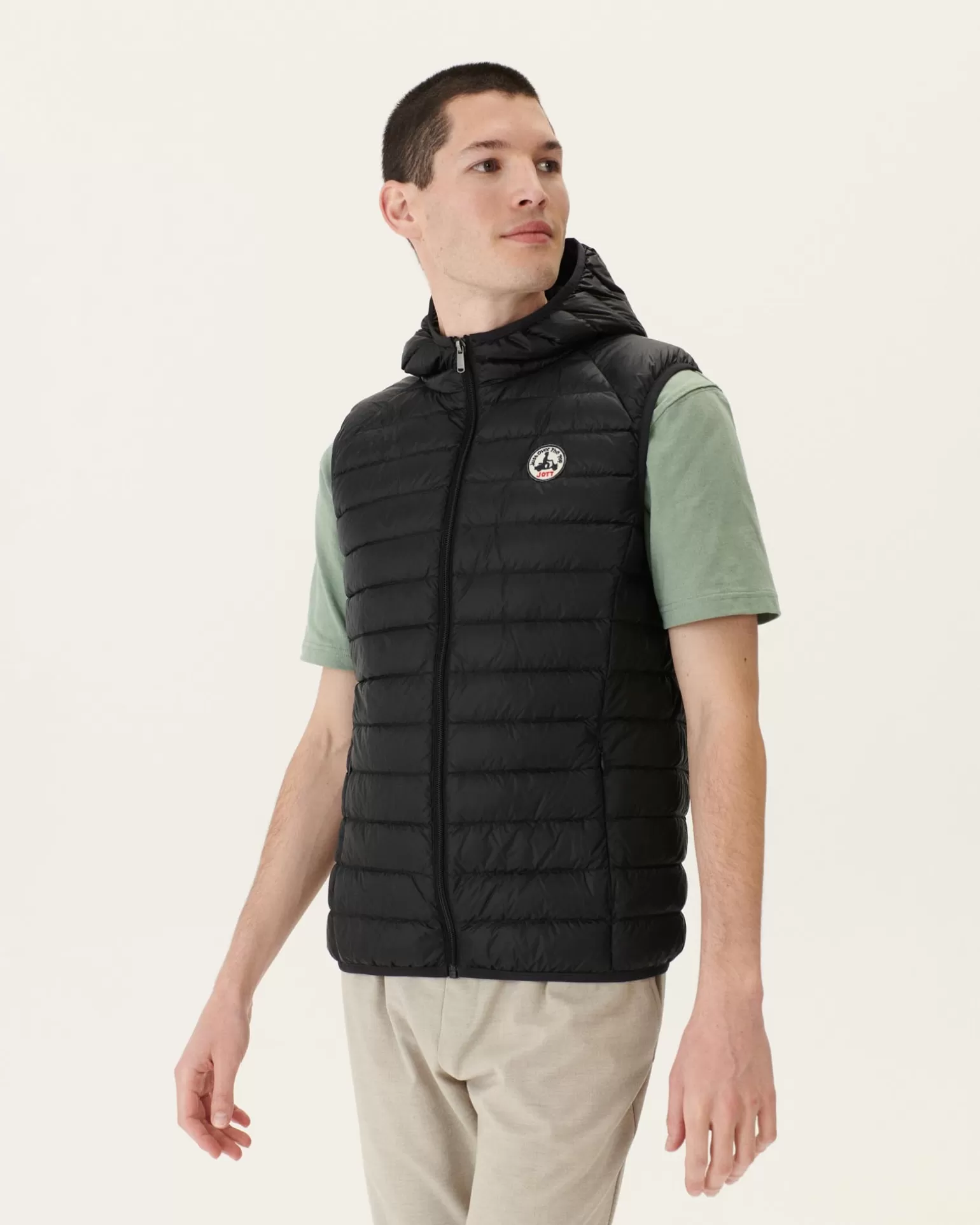 Doudounes & Vestes*JOTT Doudoune Sans Manches A Capuche Noir Pat 999 Noir
