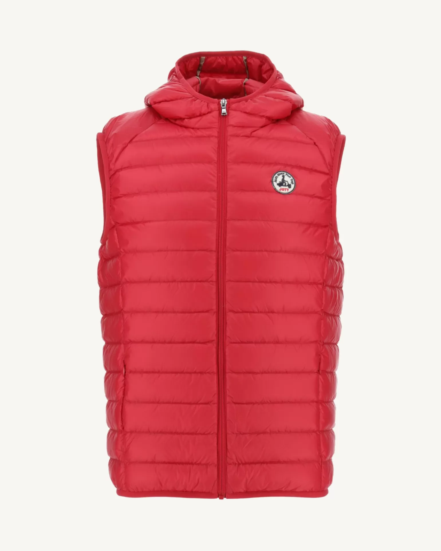 Doudounes & Vestes*JOTT Doudoune Sans Manches A Capuche Rouge Pat 300 Red
