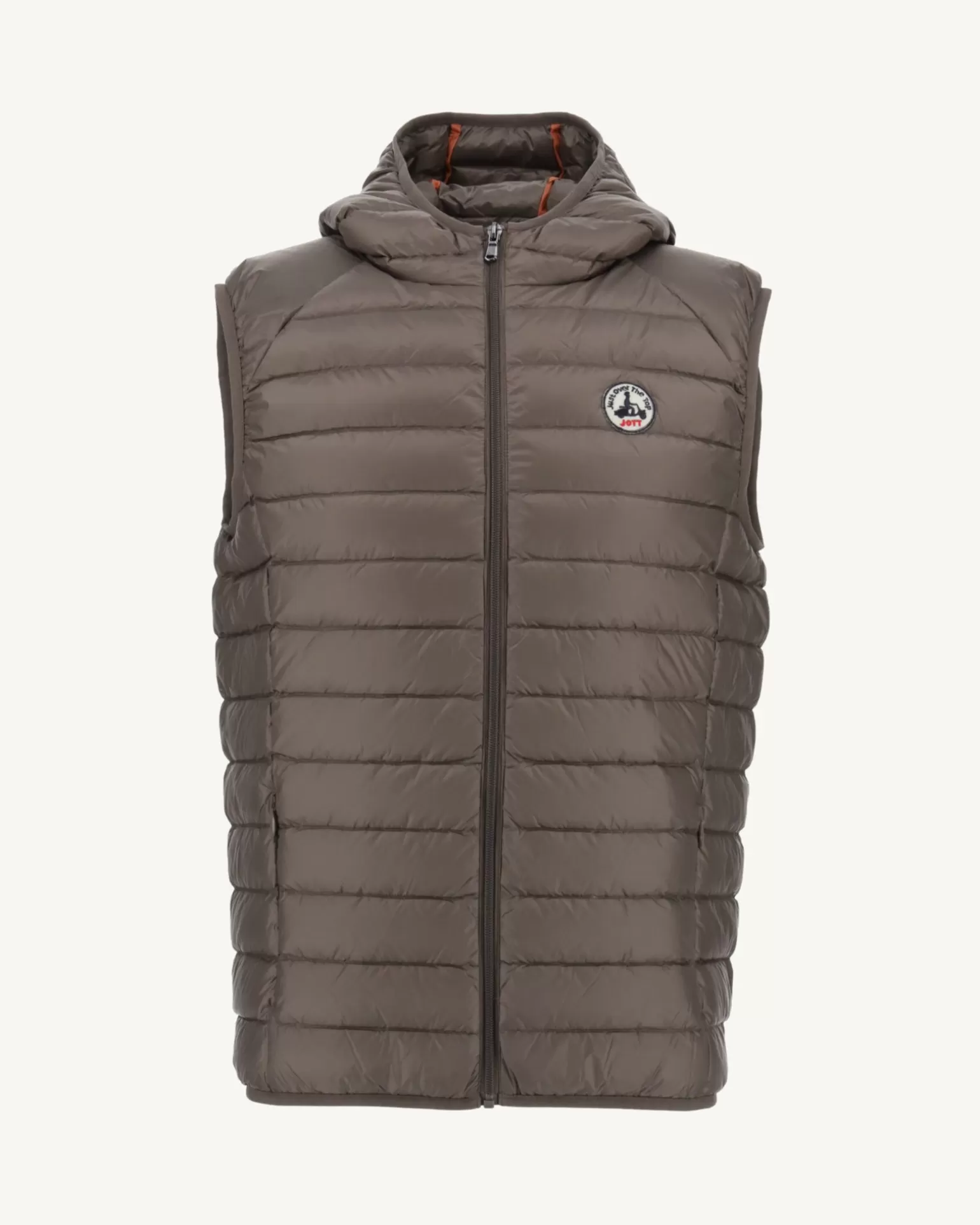 Doudounes & Vestes*JOTT Doudoune Sans Manches A Capuche Taupe Pat 808 Taupe