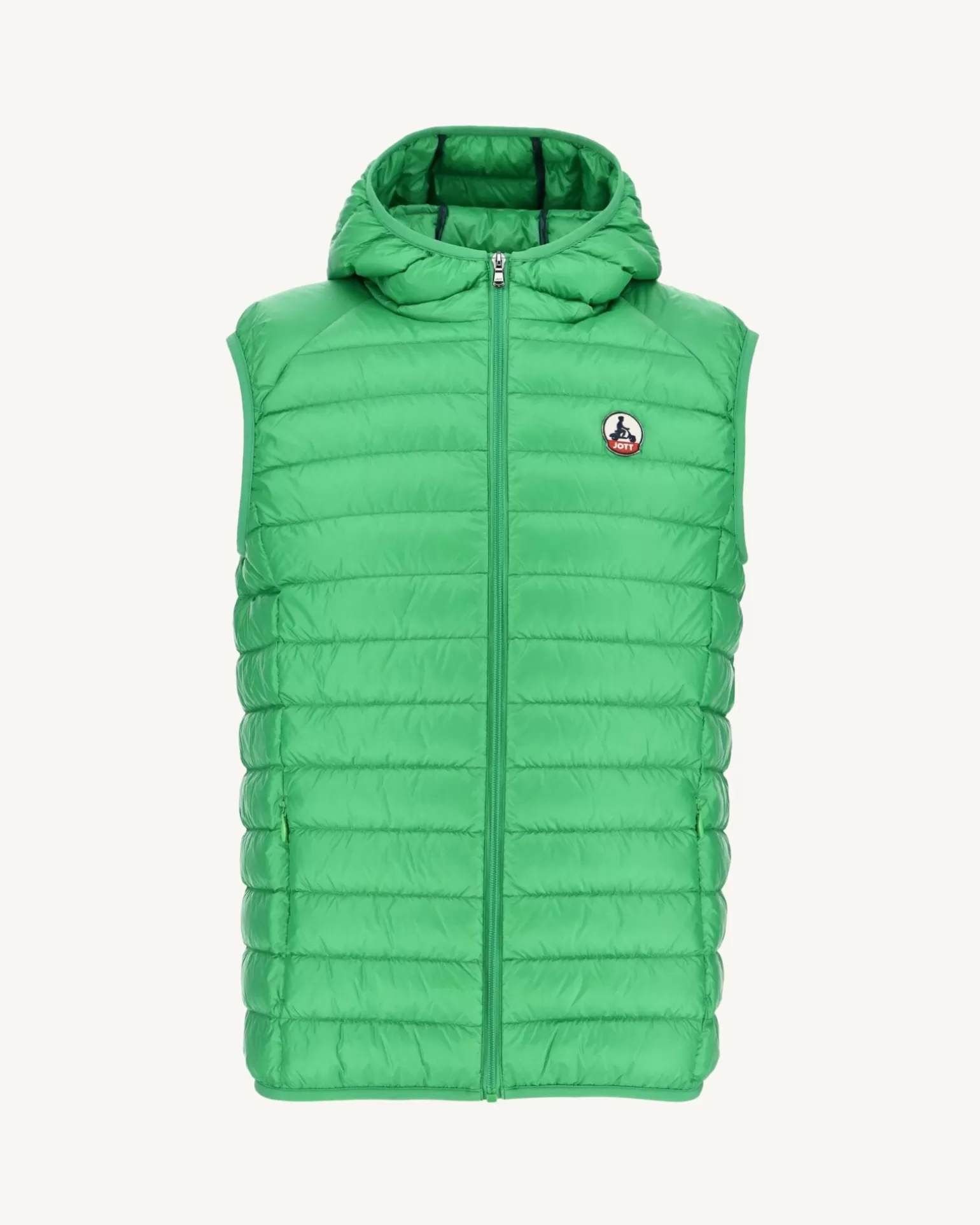 Doudounes & Vestes*JOTT Doudoune Sans Manches A Capuche Vert Pat 241 Vert