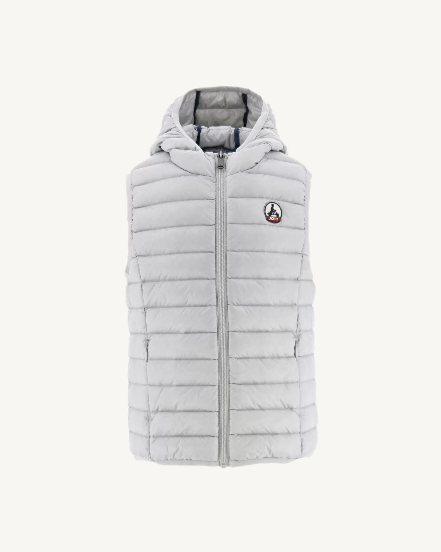 Doudounes*JOTT Doudoune Sans Manches Enfant Gris Clair Djam 532 Soft Grey