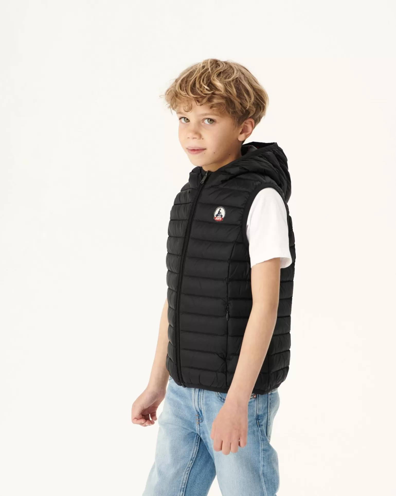 Doudounes*JOTT Doudoune Sans Manches Enfant Noir Djam 999 Black