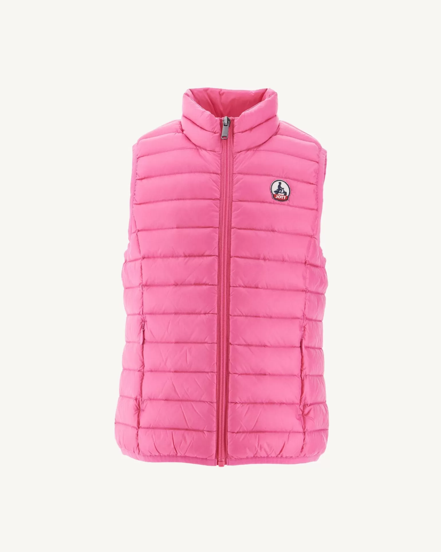 Doudounes*JOTT Doudoune Sans Manches Enfant Rose Intense Zoe 457 Wild Rose