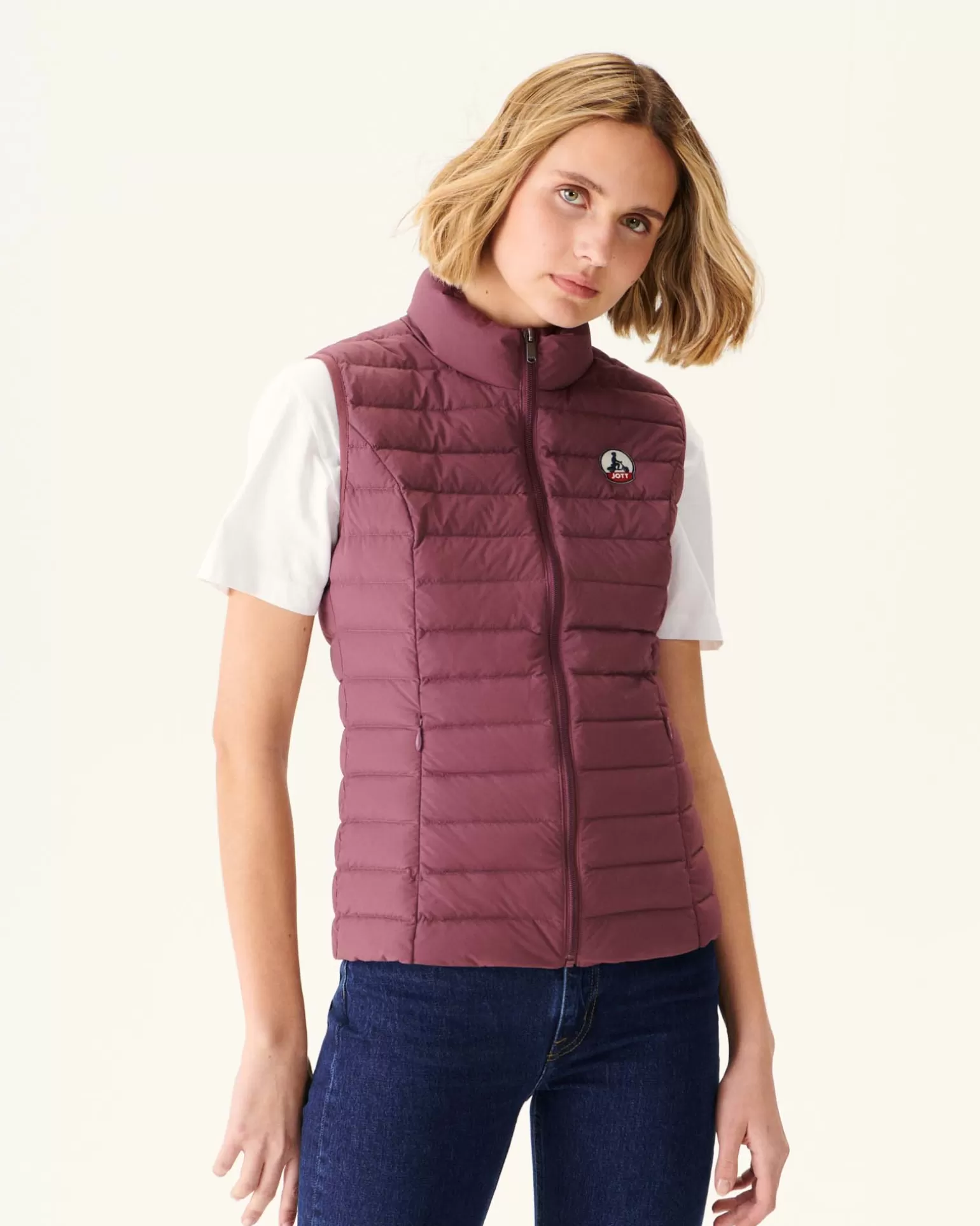 Doudounes & Vestes*JOTT Doudoune Sans Manches Stretch Bordeaux Grenada 330 Burgundy
