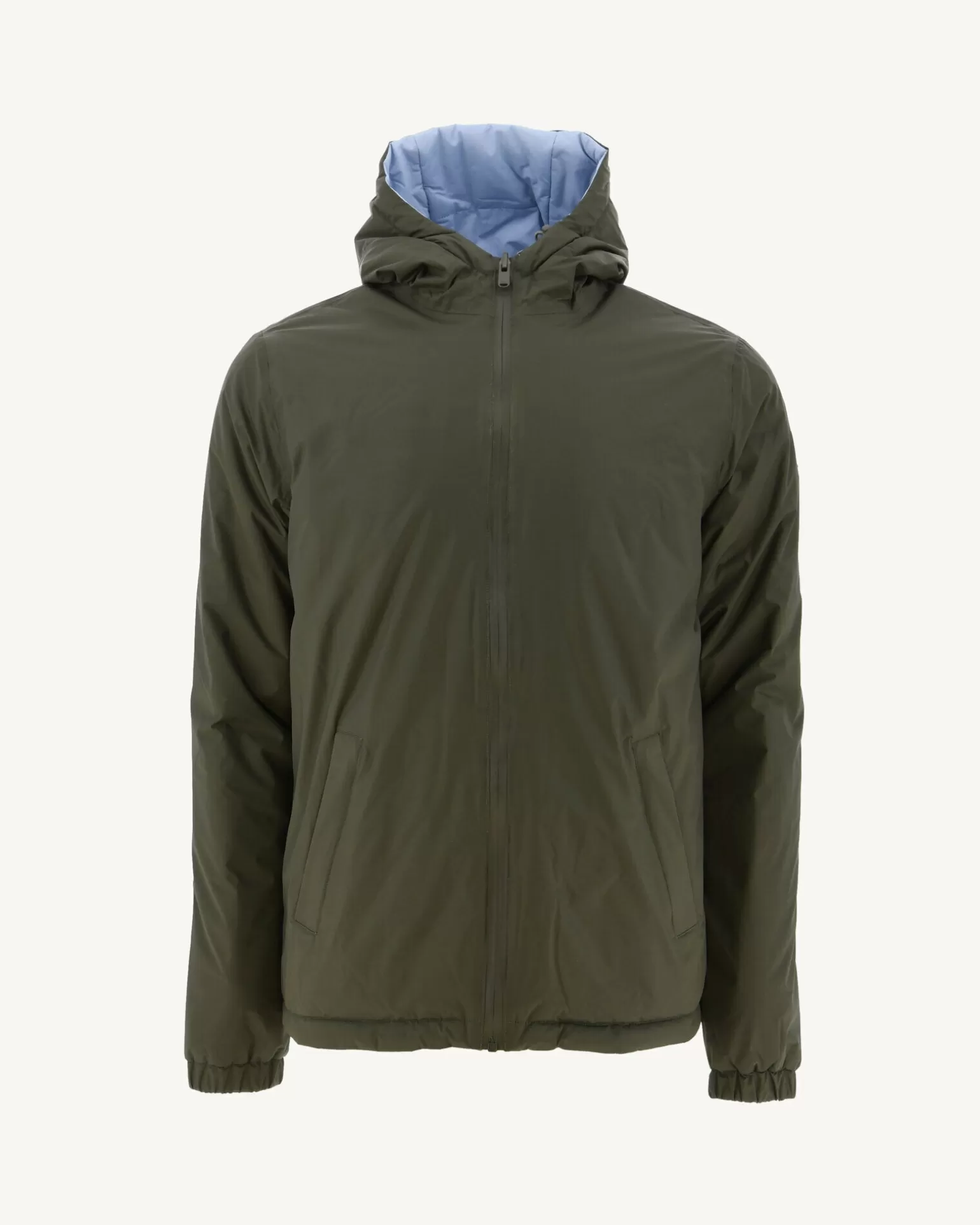Doudounes & Vestes*JOTT Doudoune Ultralight Reversible A Capuche Army/Bleu Clair Vigo 2551 Army / Soft Blue