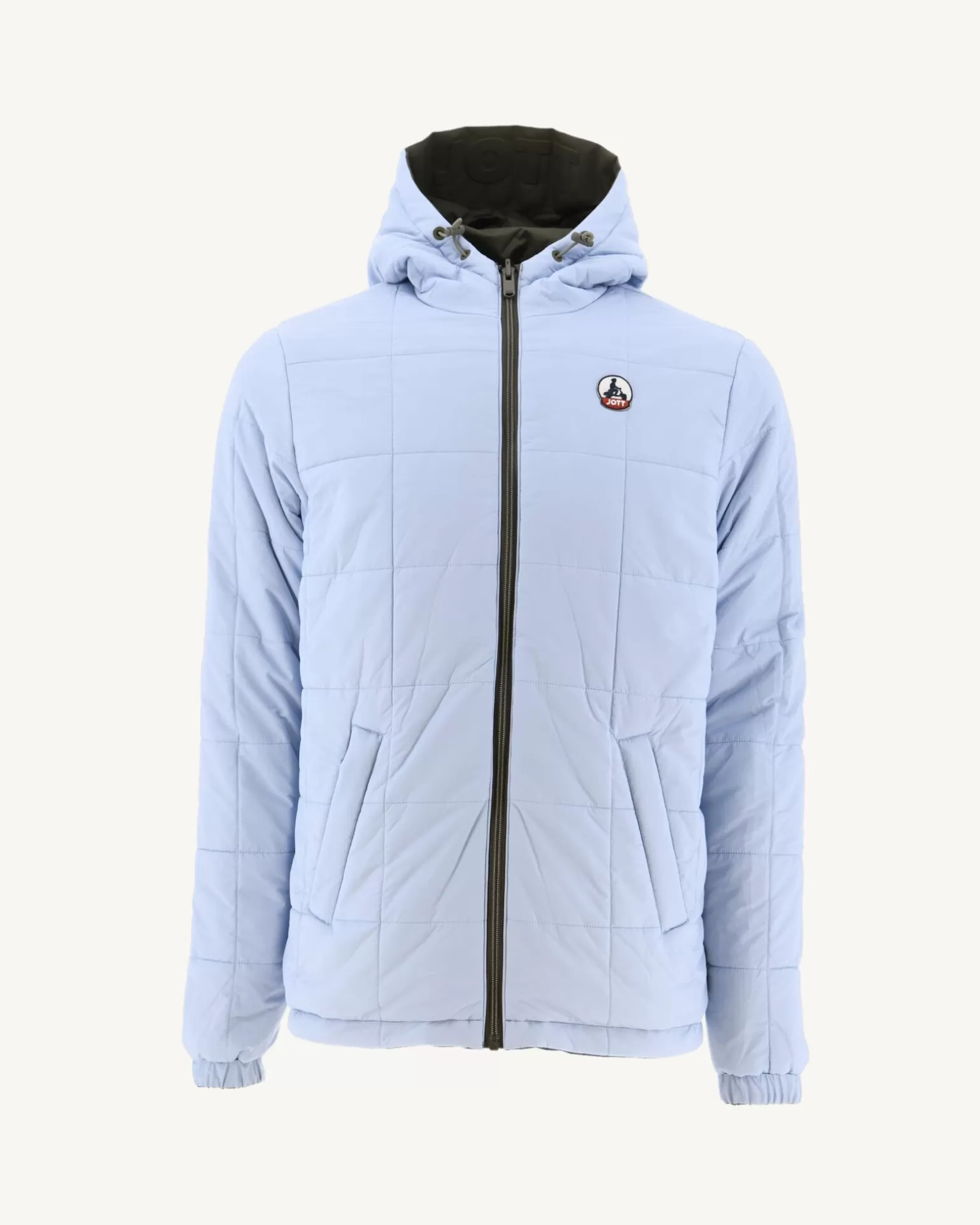 Doudounes & Vestes*JOTT Doudoune Ultralight Reversible A Capuche Army/Bleu Clair Vigo 2551 Army / Soft Blue