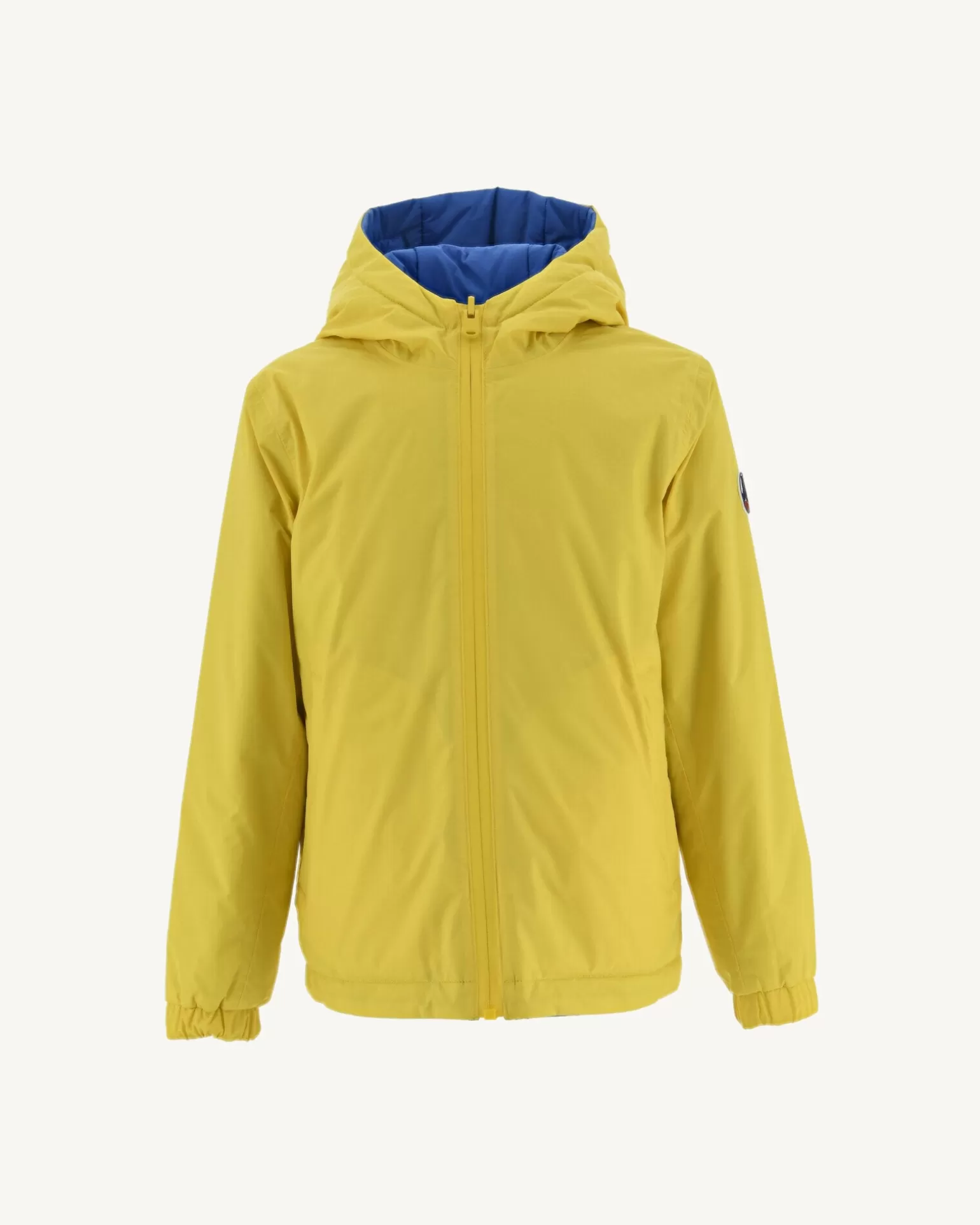 Doudounes*JOTT Doudoune Ultralight Reversible A Capuche Citron/Azur Enfant Rosso 6310 Lemon / Azure