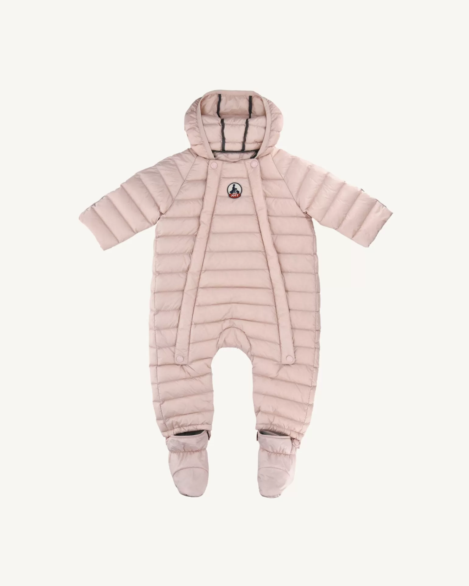 Bébé*JOTT Grenouillere Bébé Rose Pale Grenouille 471 Rose Pale
