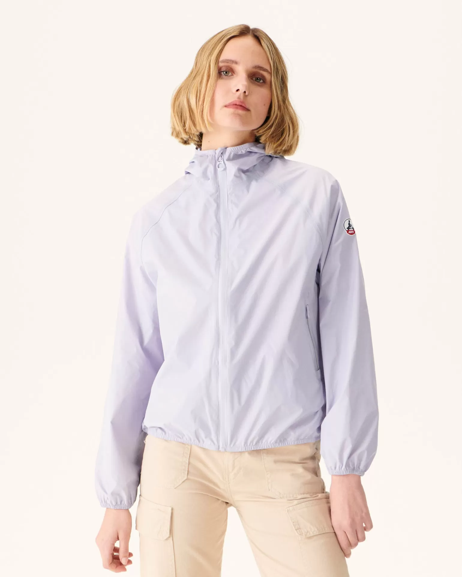 Doudounes & Vestes*JOTT Impermeable A Capuche Mauve Pastel Singapore 200 Pastel Mauve