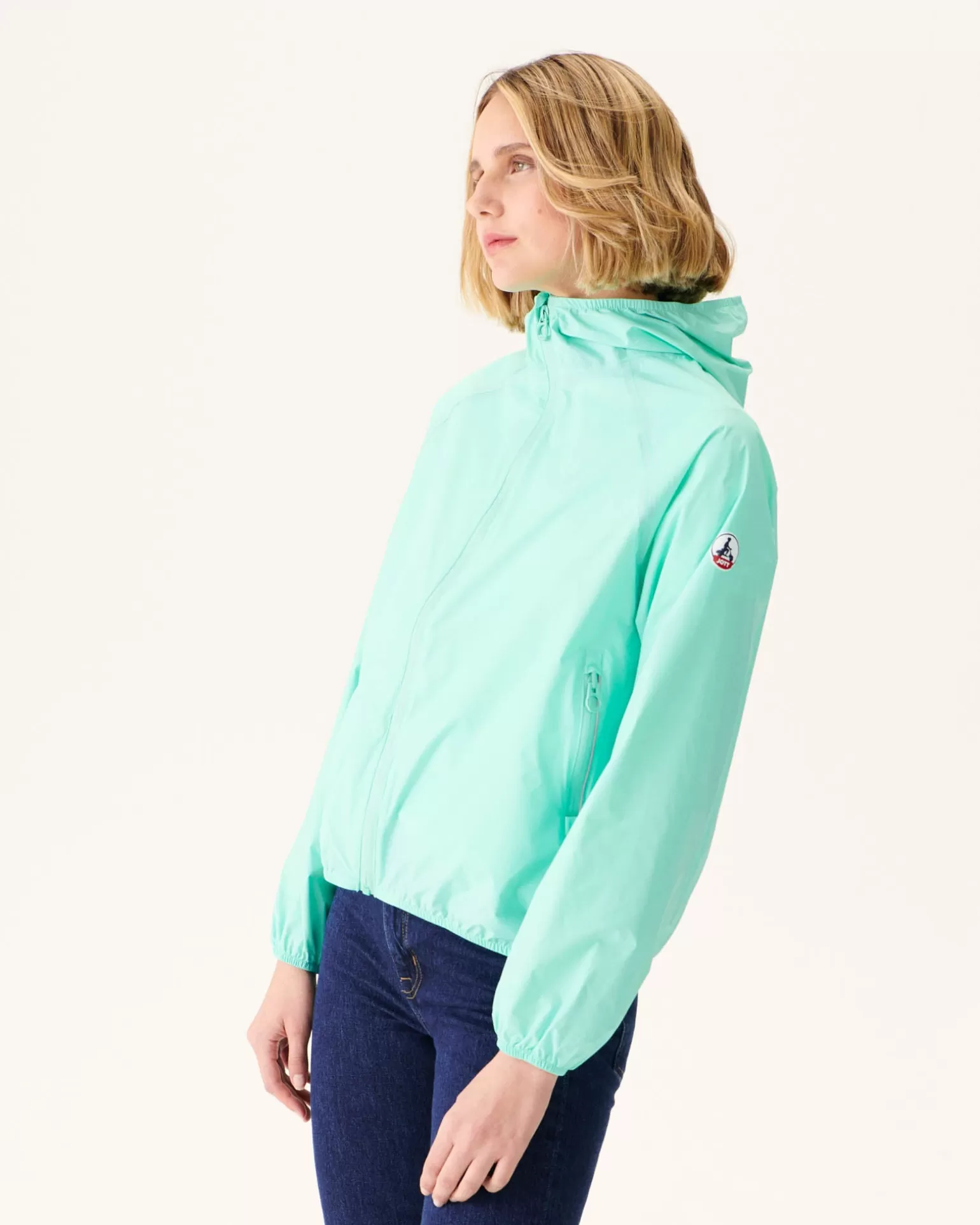 Doudounes & Vestes*JOTT Impermeable A Capuche Menthe Pastel Singapore 500 Pastel Mint