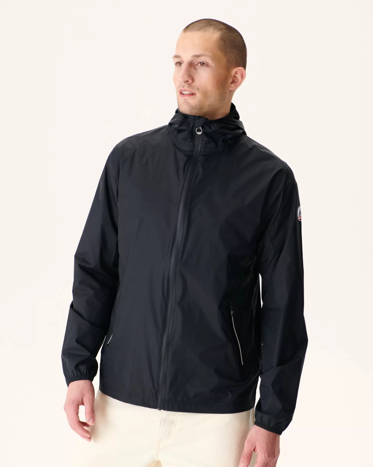 Doudounes & Vestes*JOTT Impermeable A Capuche Paquetable Noir Manille 999 Black