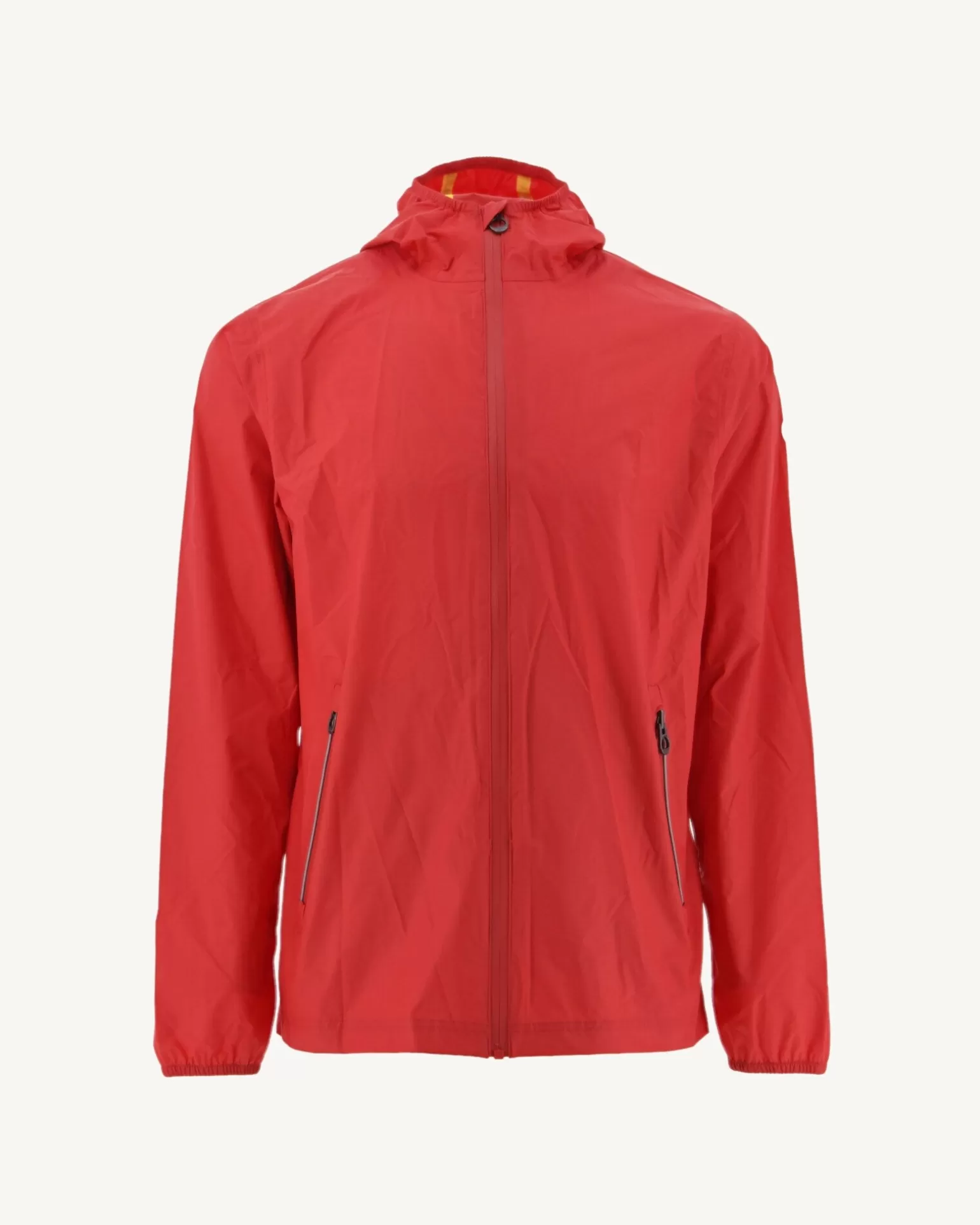 Doudounes & Vestes*JOTT Impermeable A Capuche Paquetable Rouge Vif Manille 318 Fire Red