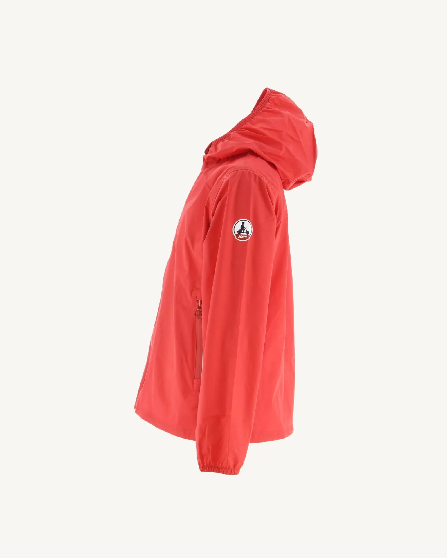 Doudounes*JOTT Impermeable A Capuche Rouge Vif Enfant Madeira 318 Fire Red