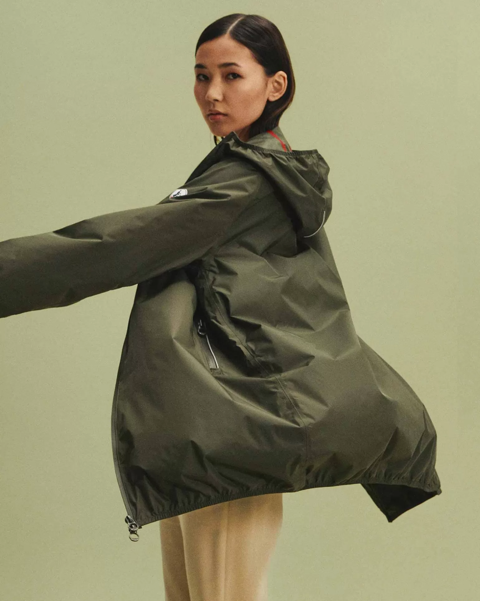 Doudounes & Vestes*JOTT Impermeable Long A Capuche Army Copenhagen 255 Army