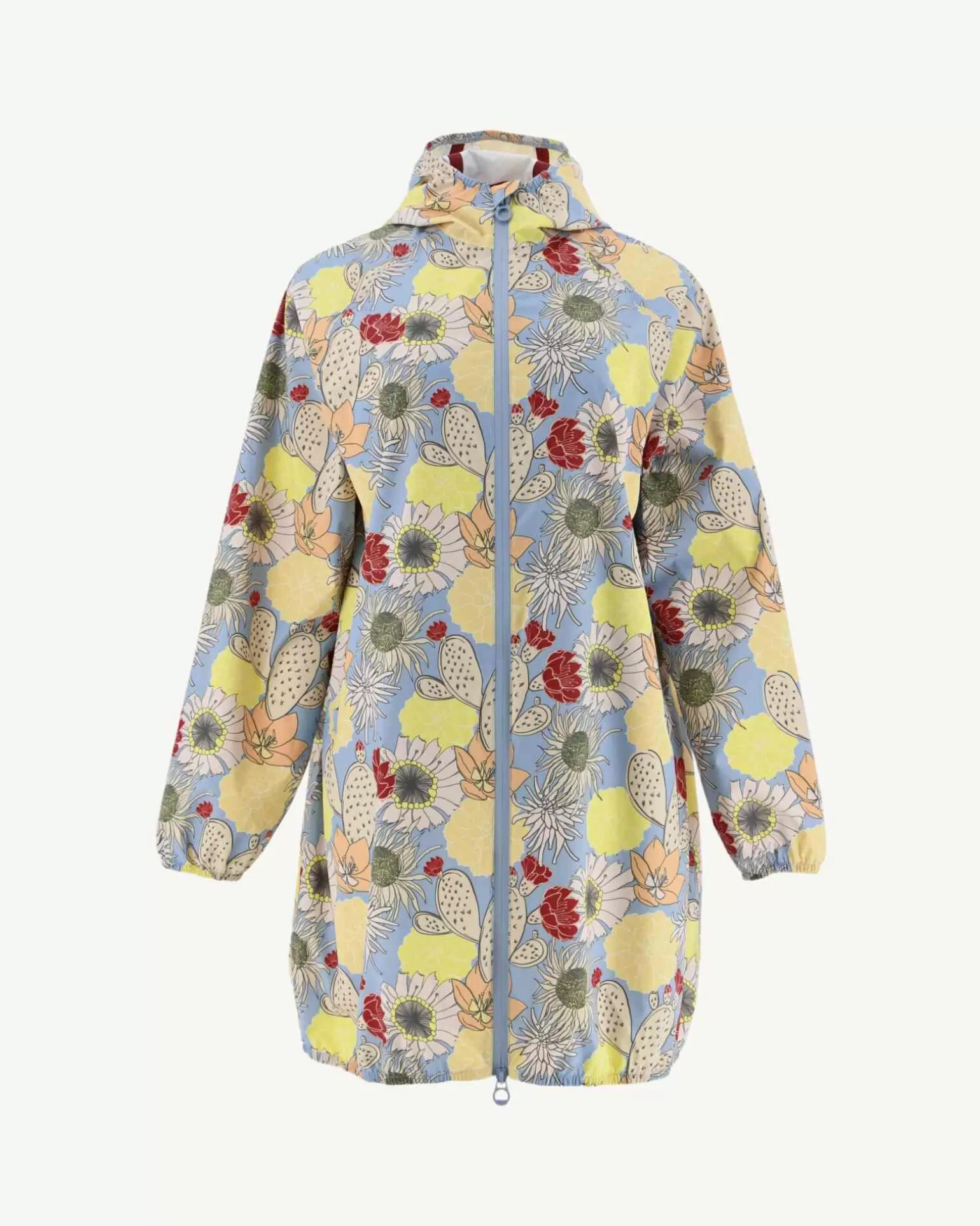 Doudounes & Vestes*JOTT Impermeable Long A Capuche Bohemian Bleu Clair Copenhagen 1801 Bohemian Soft Blue