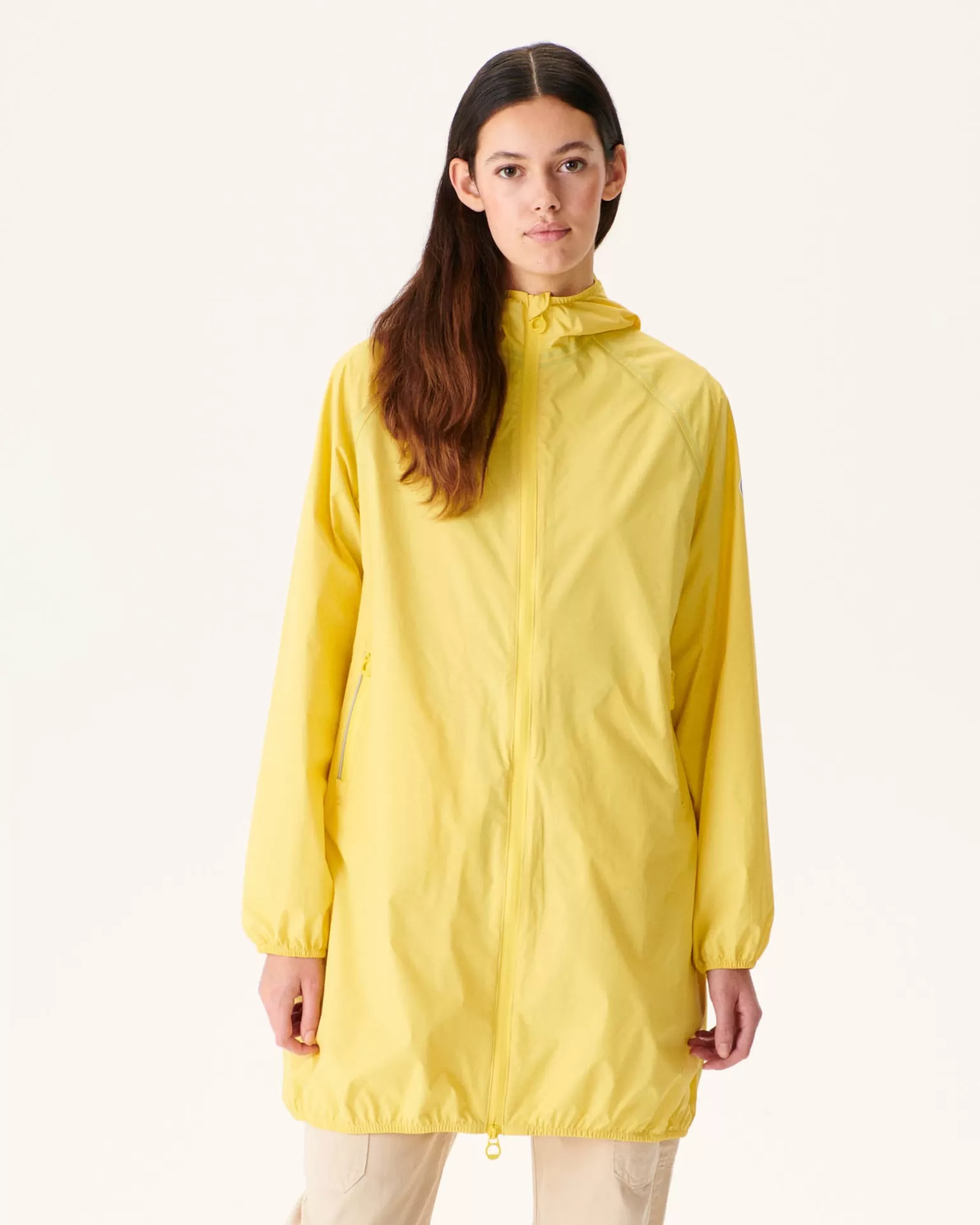 Doudounes & Vestes*JOTT Impermeable Long A Capuche Jaune Clair Copenhagen 627 Soft Yellow