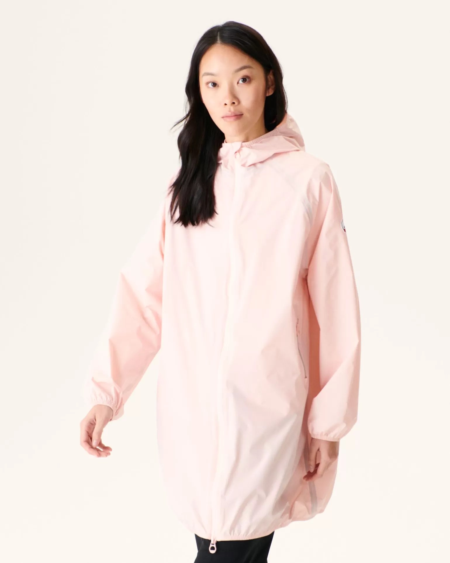 Doudounes & Vestes*JOTT Impermeable Long A Capuche Rose Clair Copenhagen 463 Soft Pink
