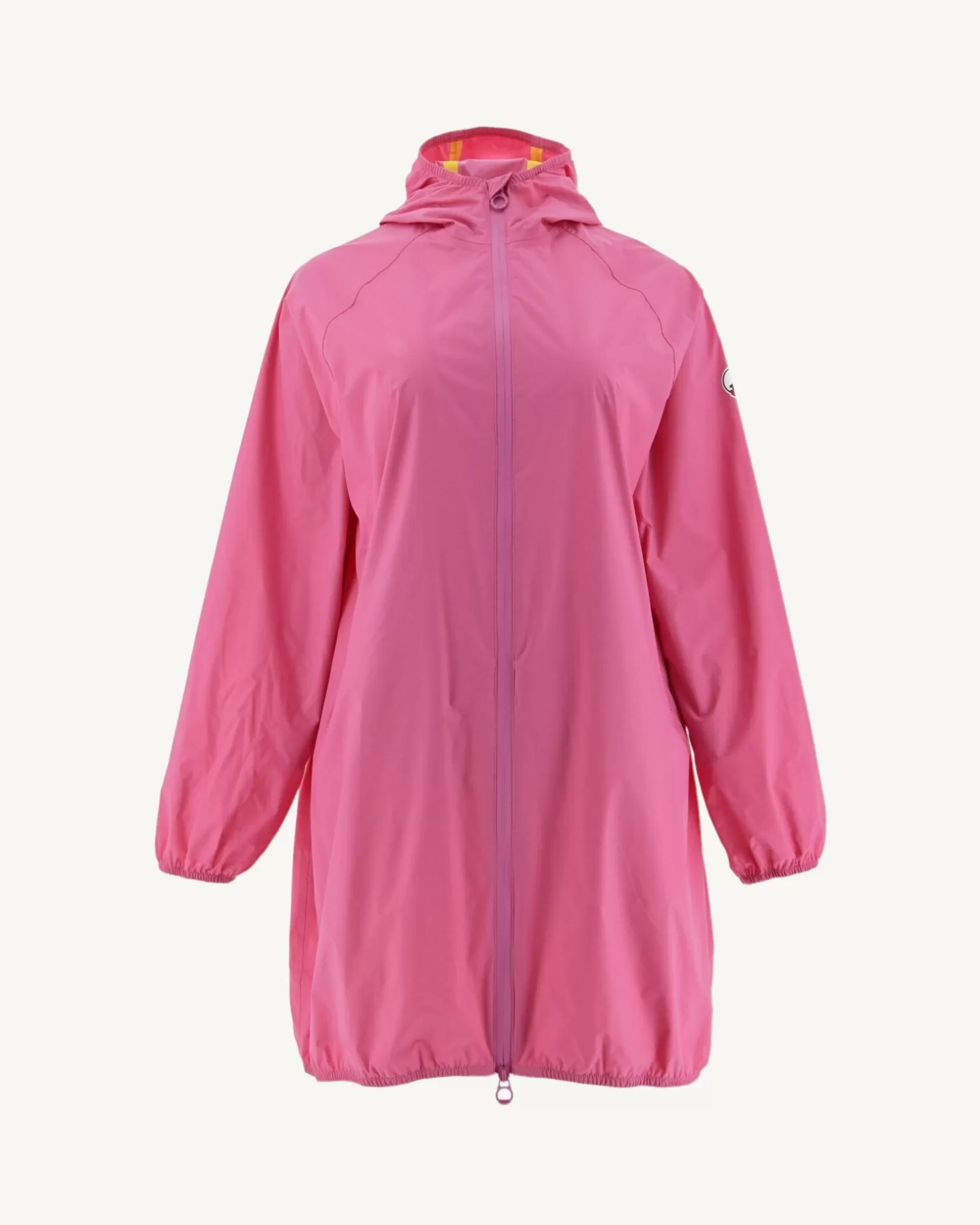 Doudounes & Vestes*JOTT Impermeable Long A Capuche Rose Intense Copenhagen 457 Wild Rose