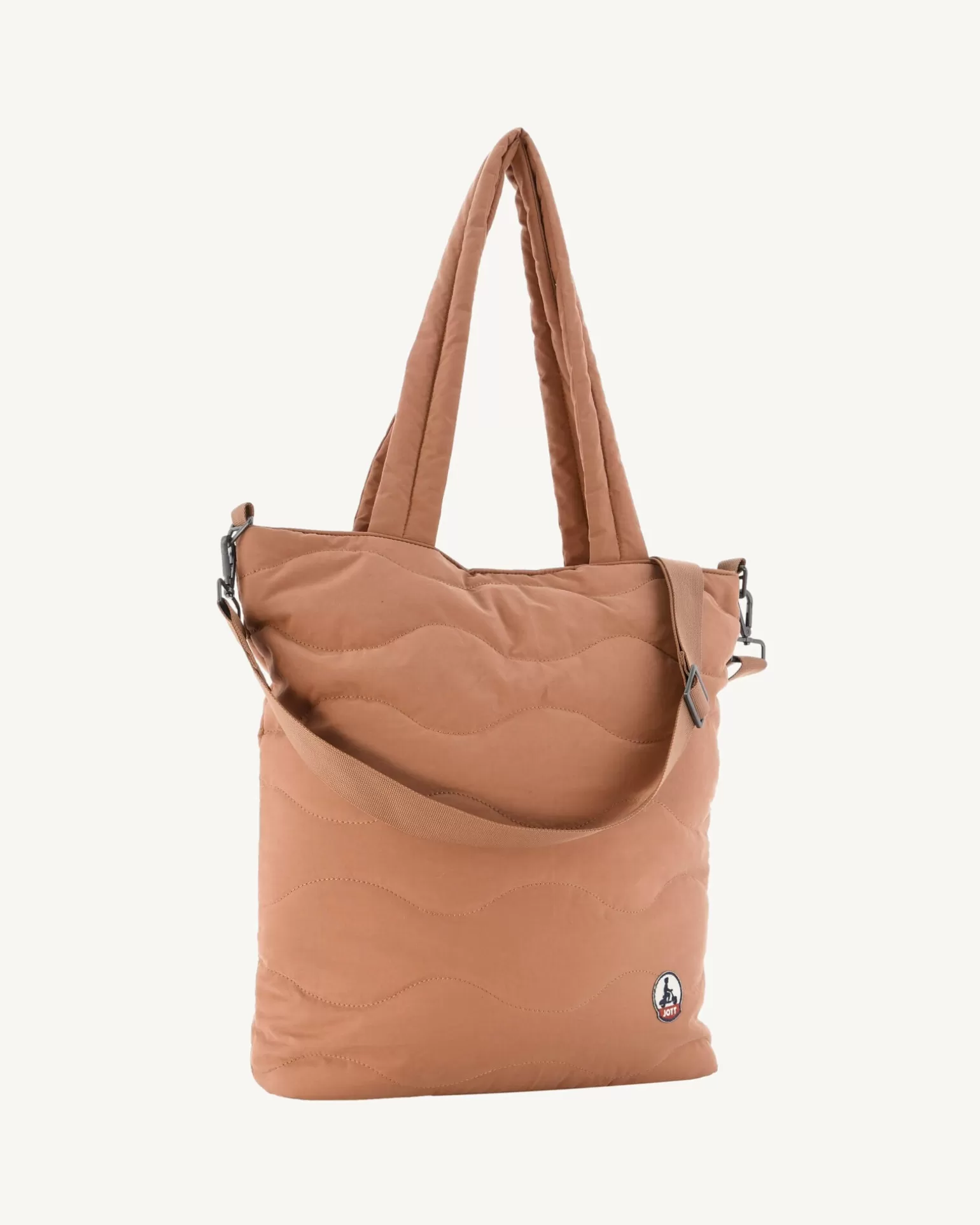 Sacs & Bagages*JOTT Maxi Tote-Bag En Coton Matelasse Camel Aponi 839 Camel