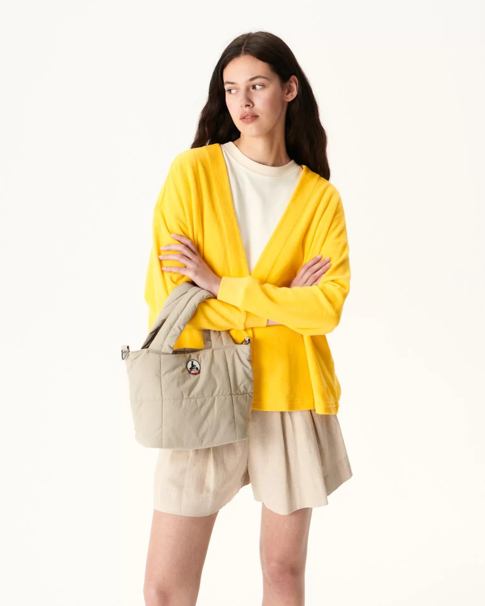Sacs & Bagages*JOTT Mini Tote-Bag En Coton Gratte Beige Nuna 804 Beige