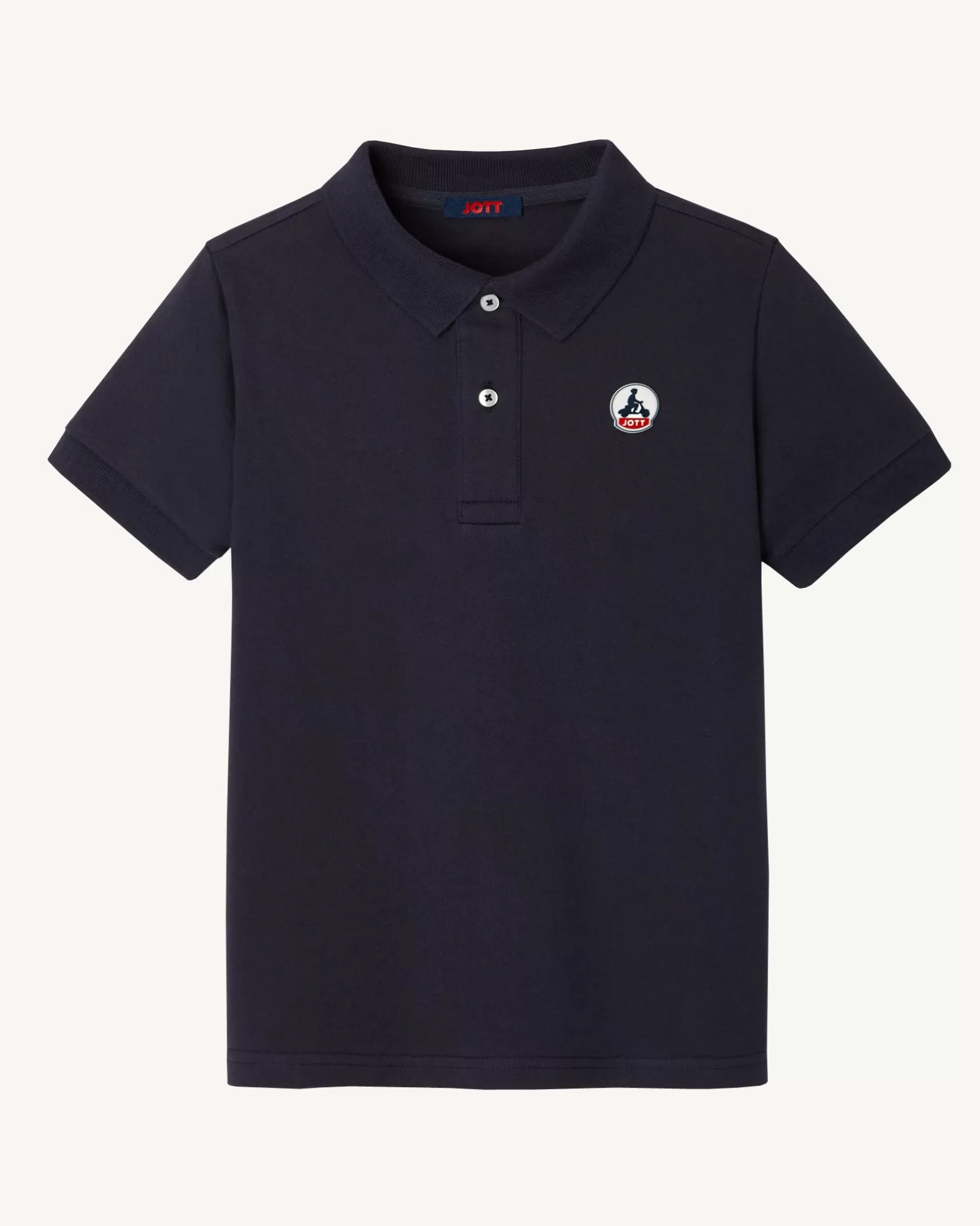 Vêtements*JOTT Polo Enfant En Coton Biologique Marine Salvador 104 Navy