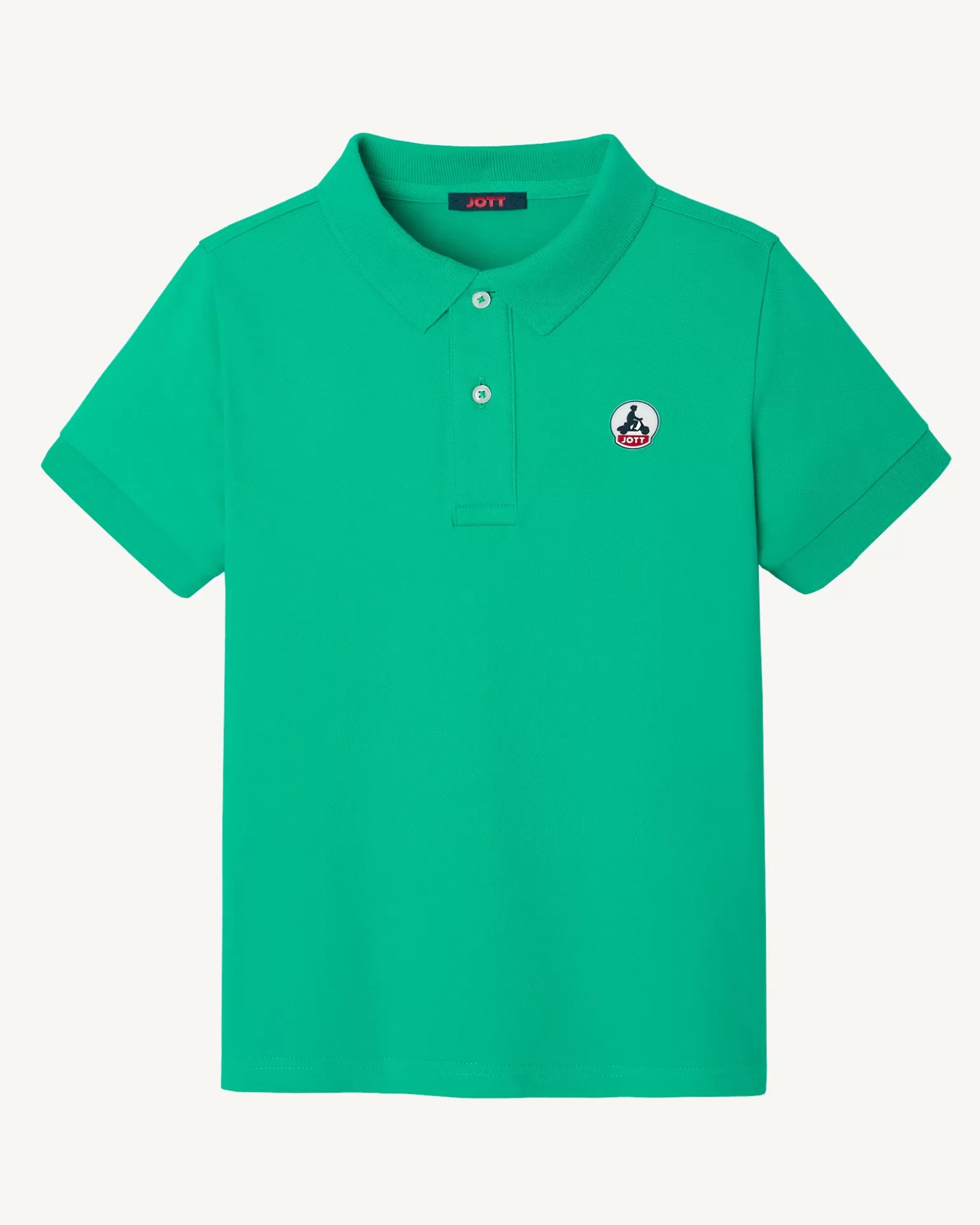 Vêtements*JOTT Polo Enfant En Coton Biologique Vert Salvador 243 Poppy Green