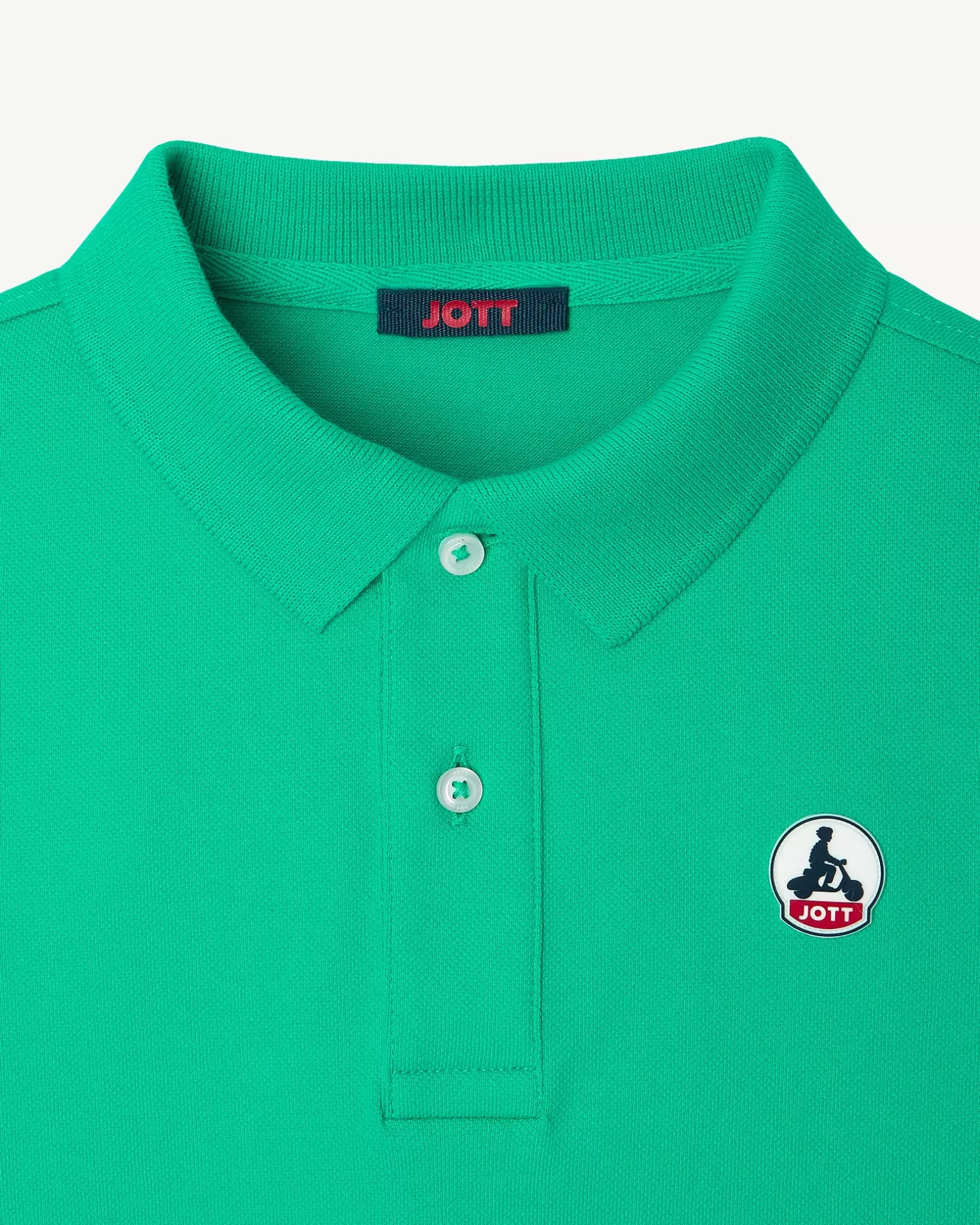 Vêtements*JOTT Polo Enfant En Coton Biologique Vert Salvador 243 Poppy Green