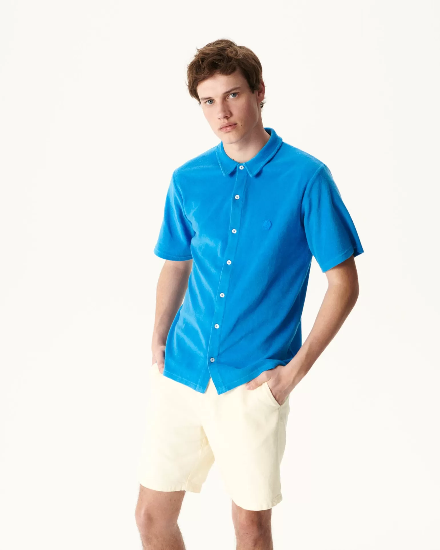 Vêtements*JOTT Polo Eponge Azur Castelo 183 Azure