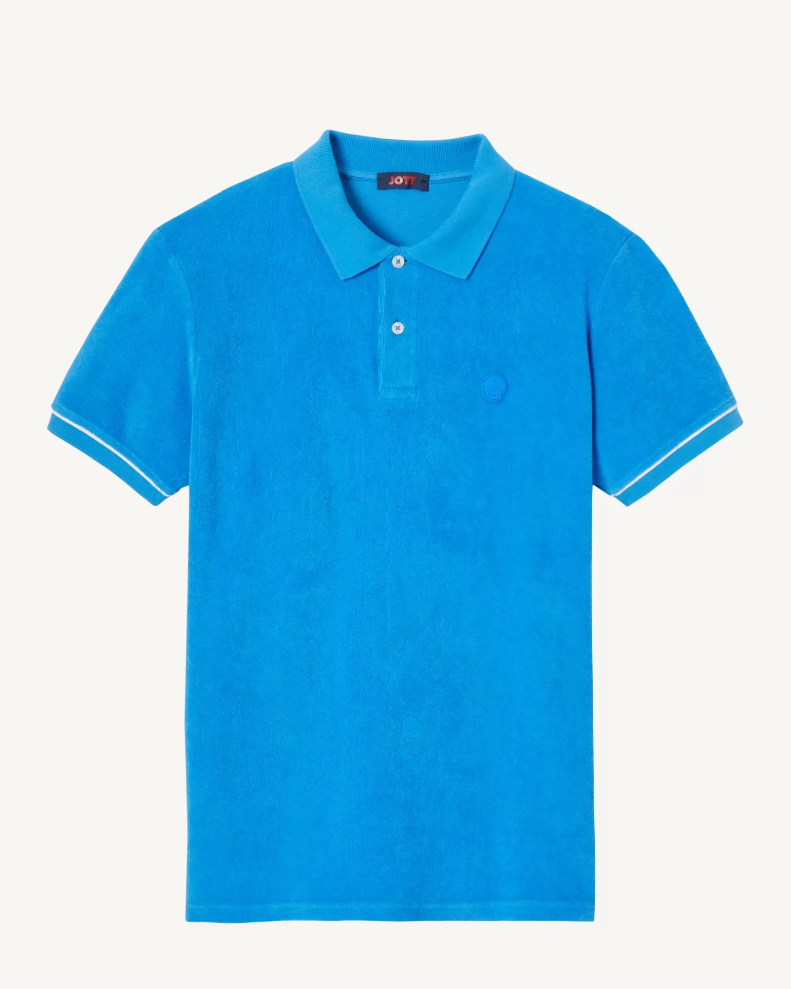 Vêtements*JOTT Polo Eponge Azur Neil 183 Azure