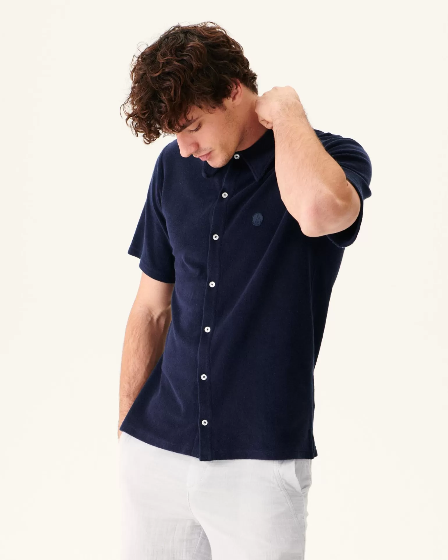 Vêtements*JOTT Polo Eponge Marine Castelo 104 Navy