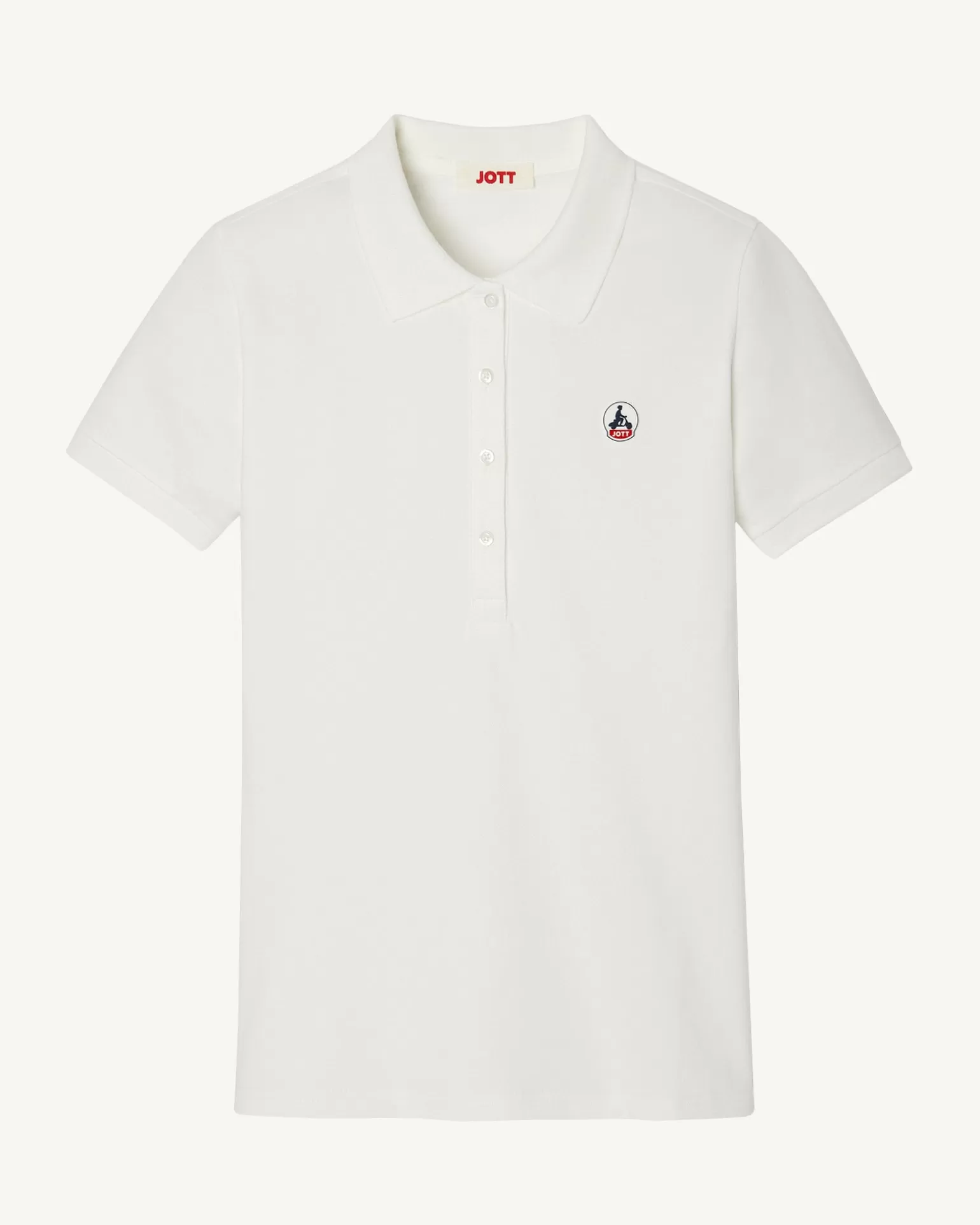 Vêtements*JOTT Polo Femme En Coton Biologique Blanc Franca 901 Blanc