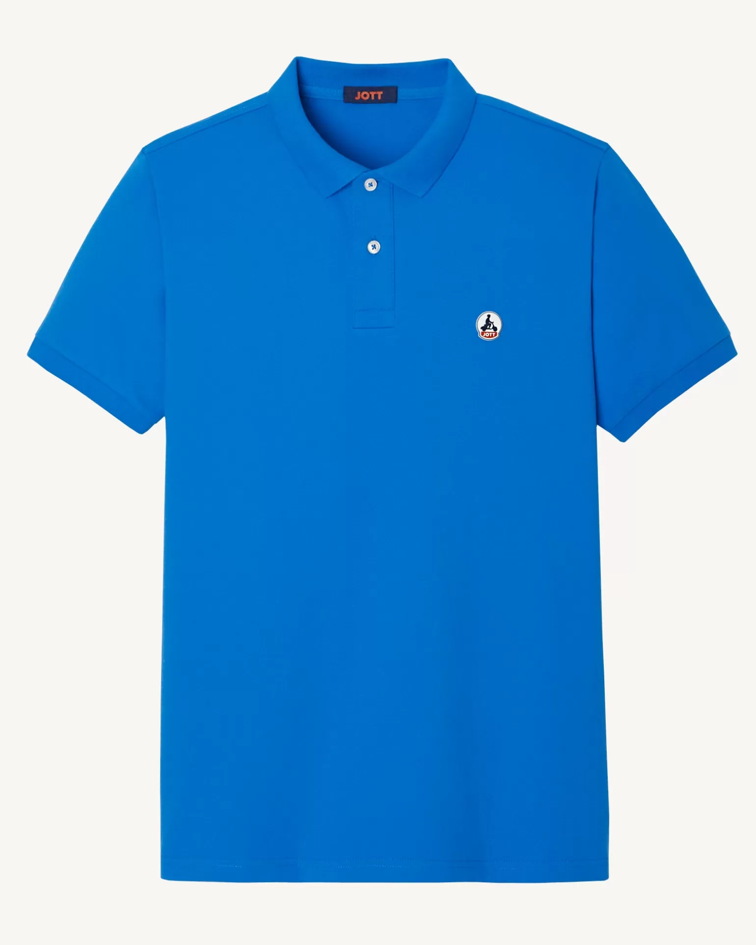 Vêtements*JOTT Polo Homme En Coton Biologique Azur Marbella 183 Azure