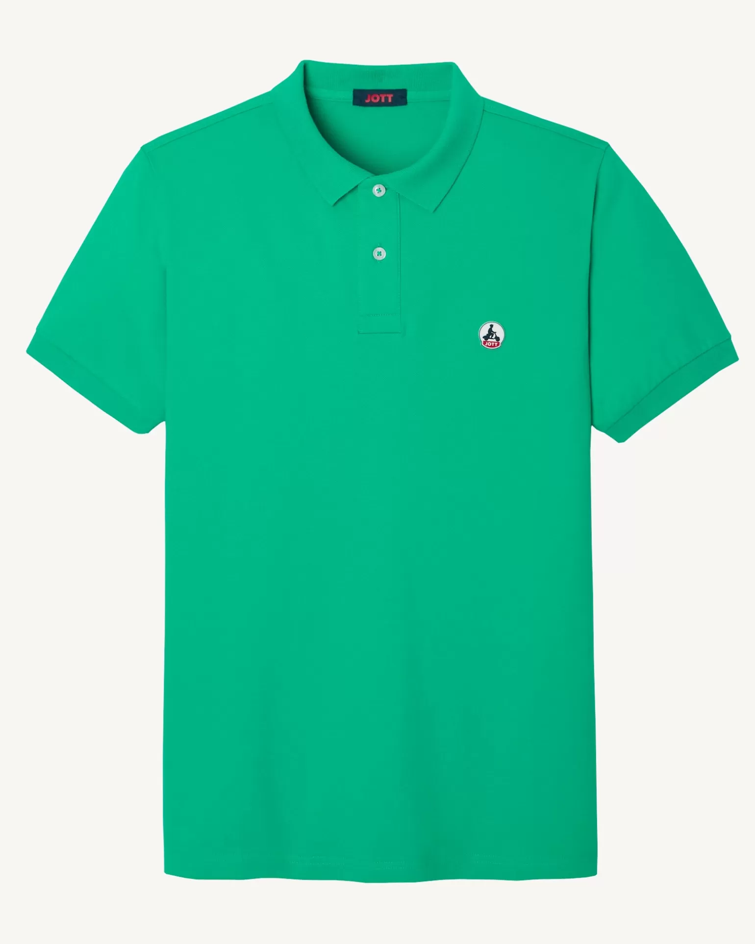 Vêtements*JOTT Polo Homme En Coton Biologique Vert Marbella 243 Poppy Green