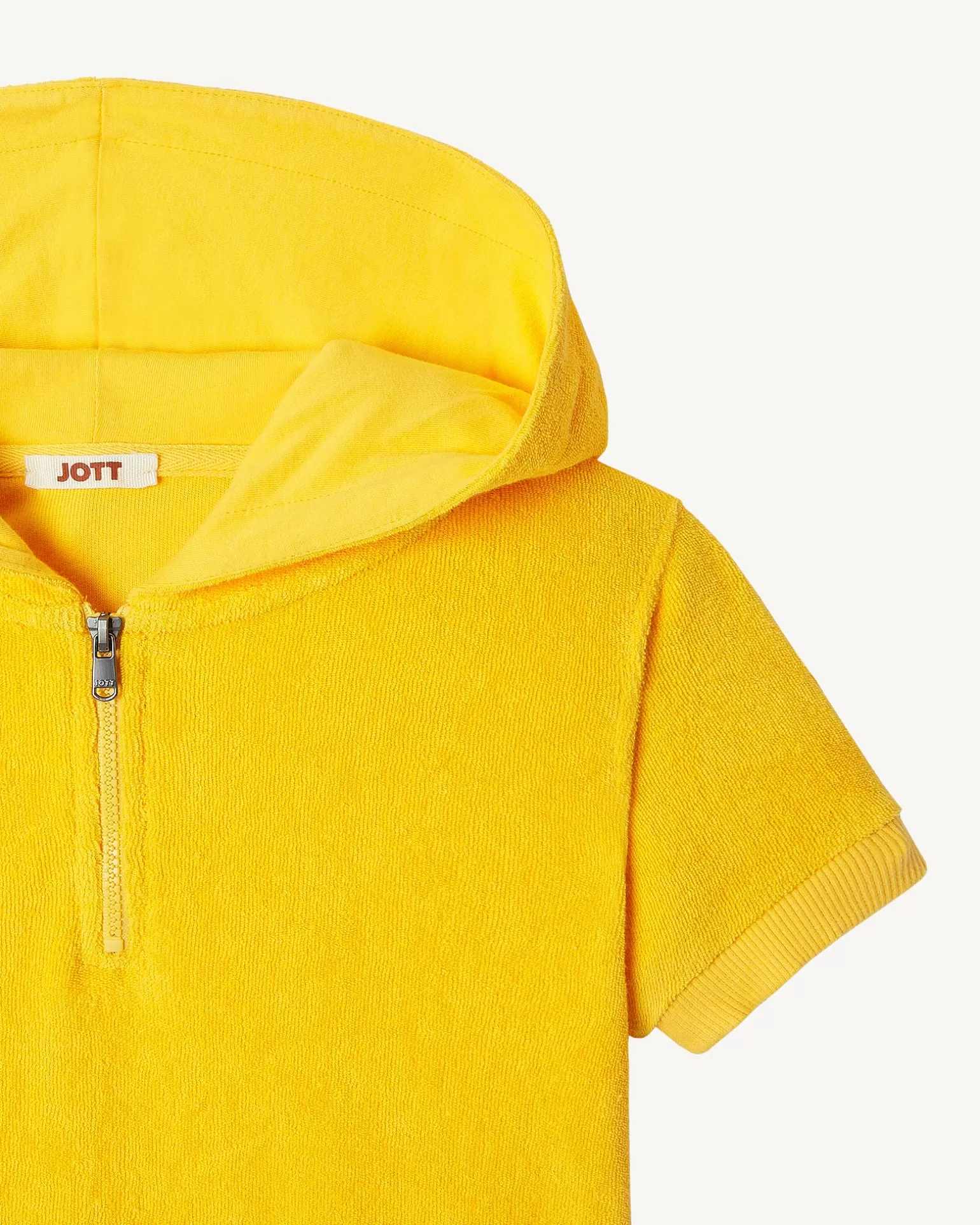 Vêtements*JOTT Robe Eponge A Capuche Citron Enfant Mini 631 Lemon
