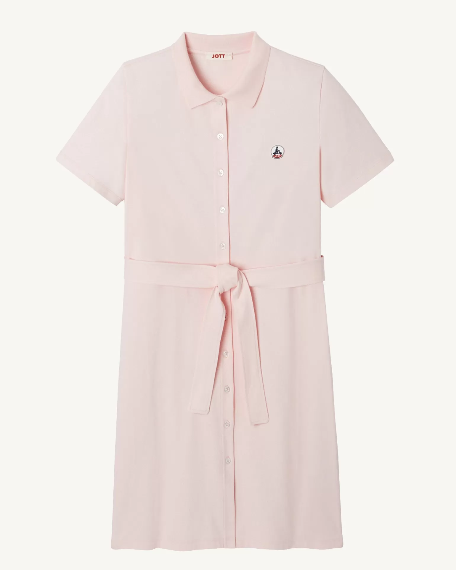 Vêtements*JOTT Robe Polo Femme En Coton Biologique Rose Clair Valencia 463 Soft Pink