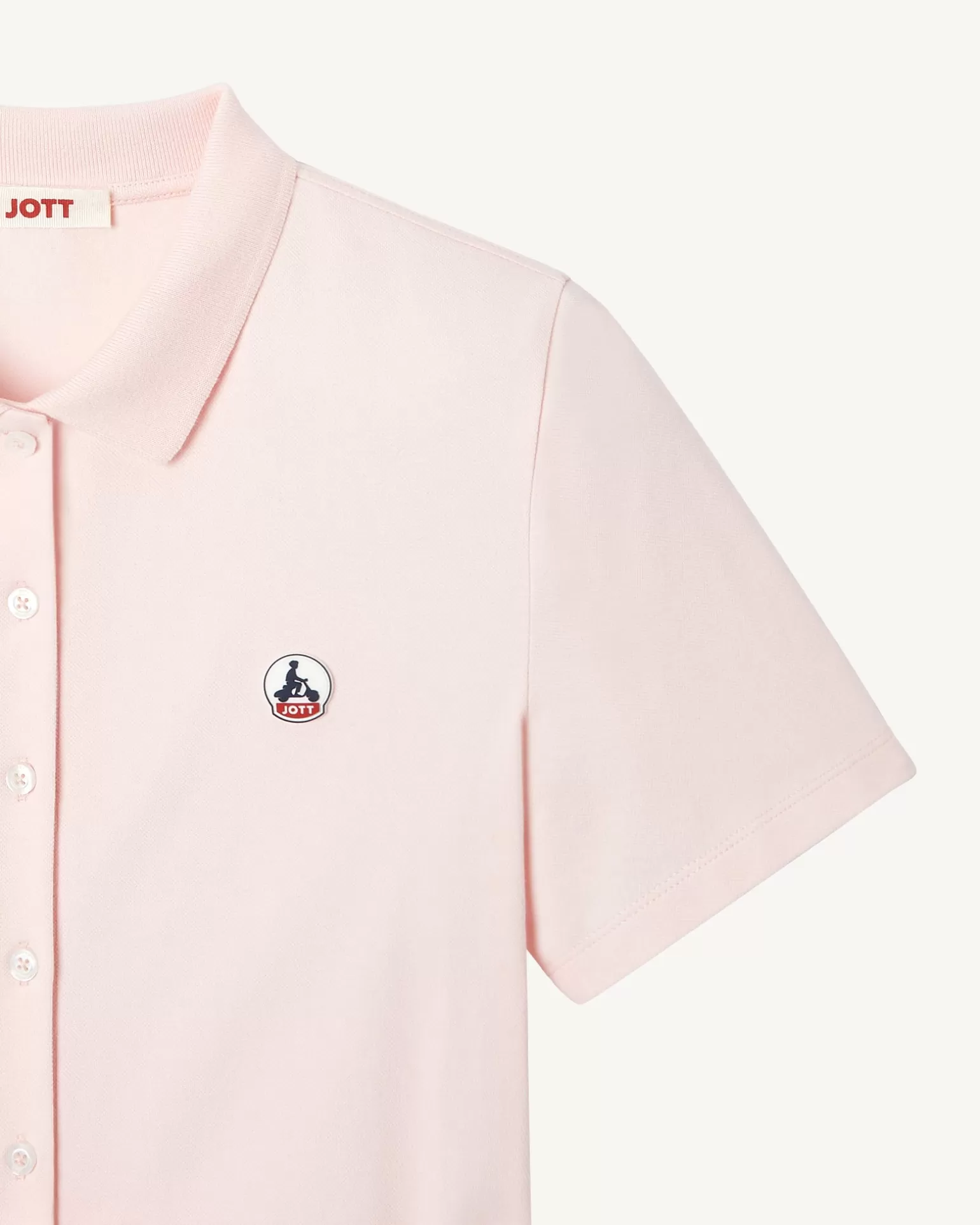 Vêtements*JOTT Robe Polo Femme En Coton Biologique Rose Clair Valencia 463 Soft Pink