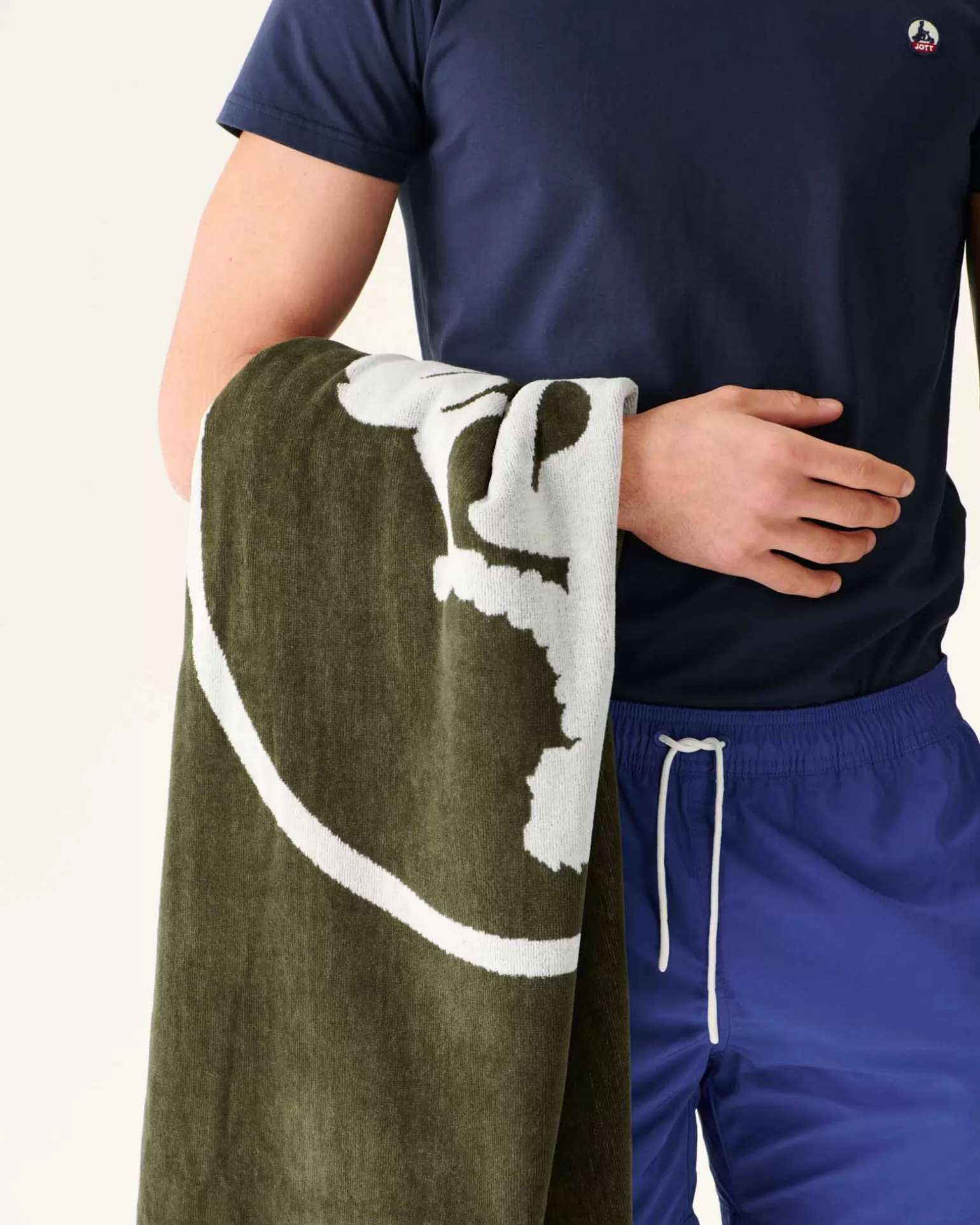 Accessoires*JOTT Serviette De Plage En Eponge Army Beach 255 Army